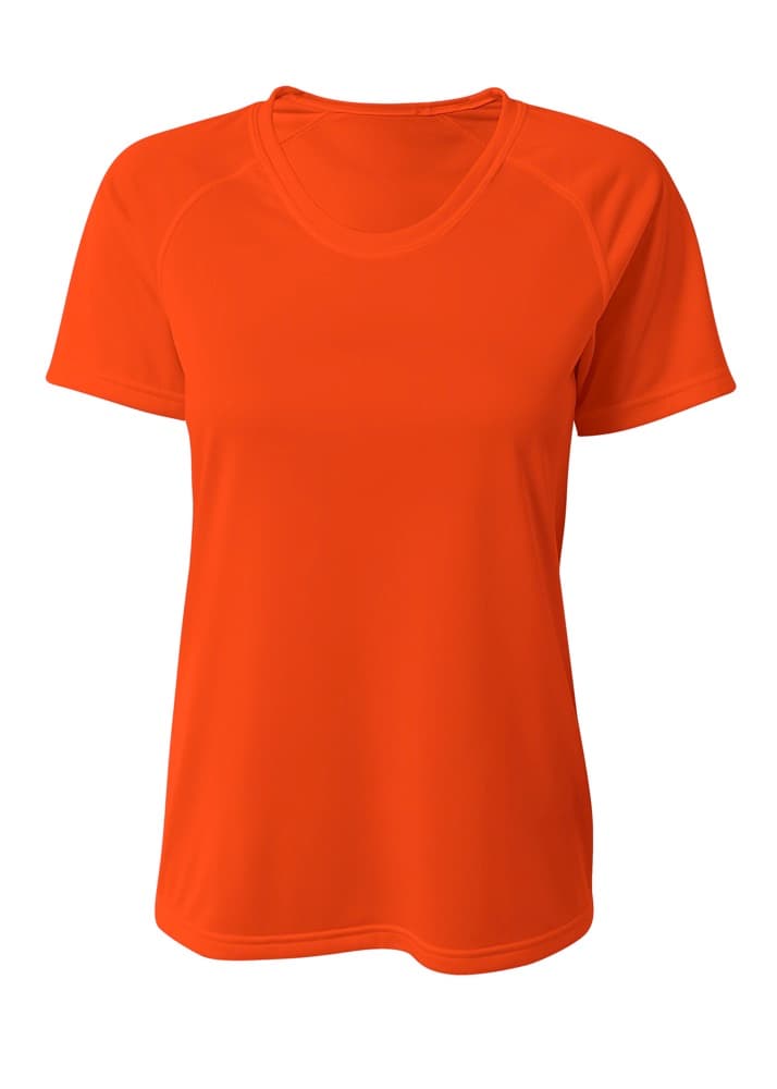 A4 SureColor Short Sleeve Cationic Tee - ATHLETIC ORANGE - front