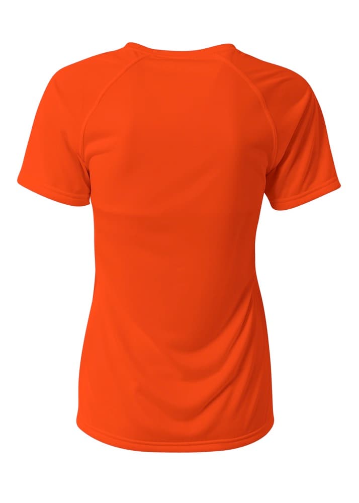 A4 SureColor Short Sleeve Cationic Tee - ATHLETIC ORANGE - back