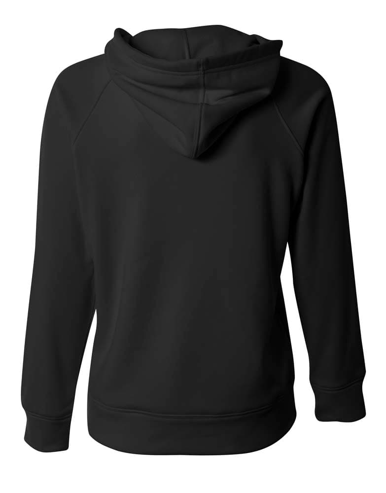 A4 Tech Fleece Hoodie - BLACK - back