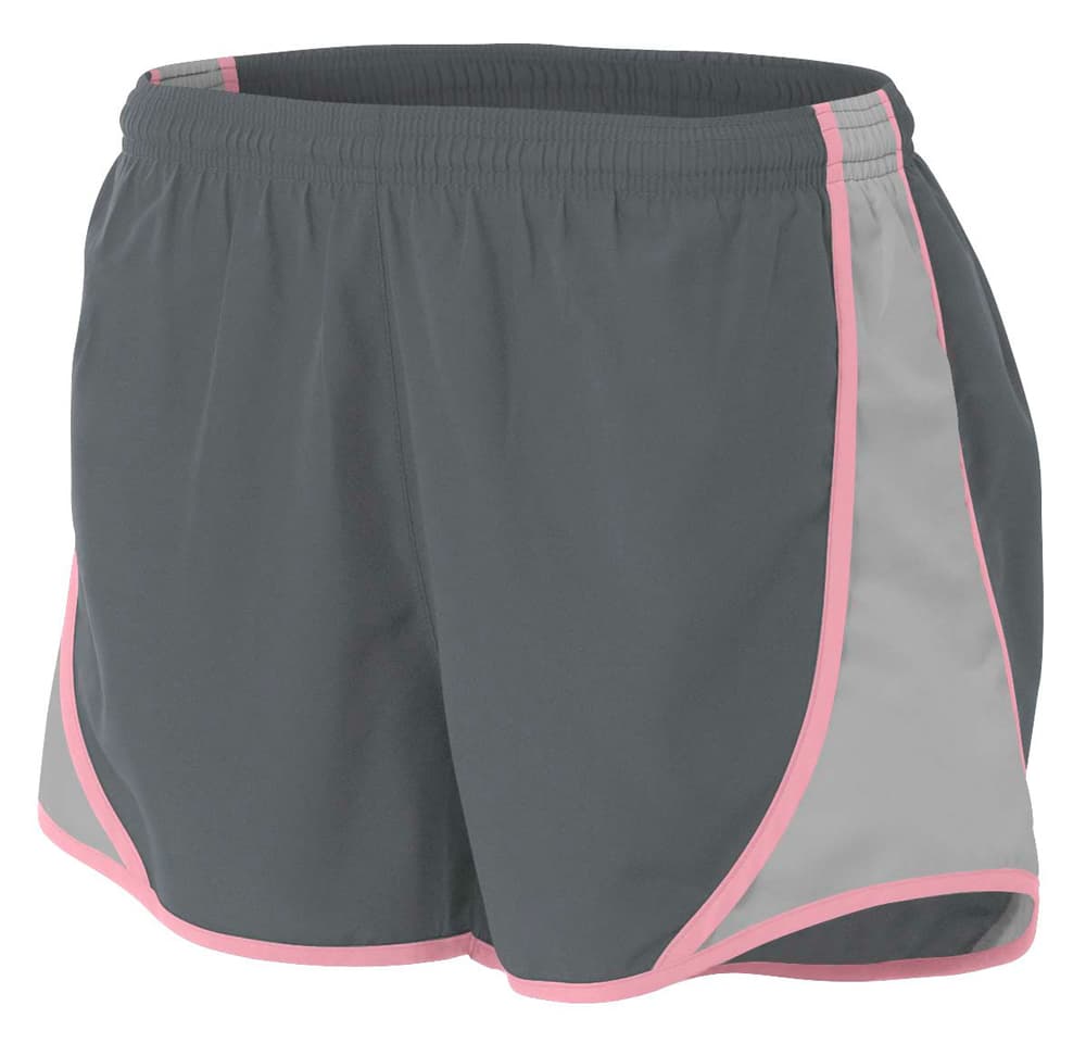 A4 3" Speed Short - GRAPHITE/PINK - front