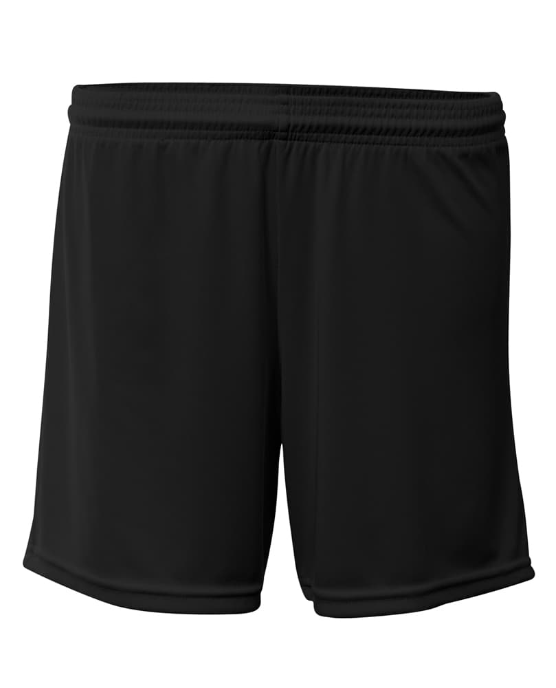 A4 Women's Cooling Performance Short - BLACK - front