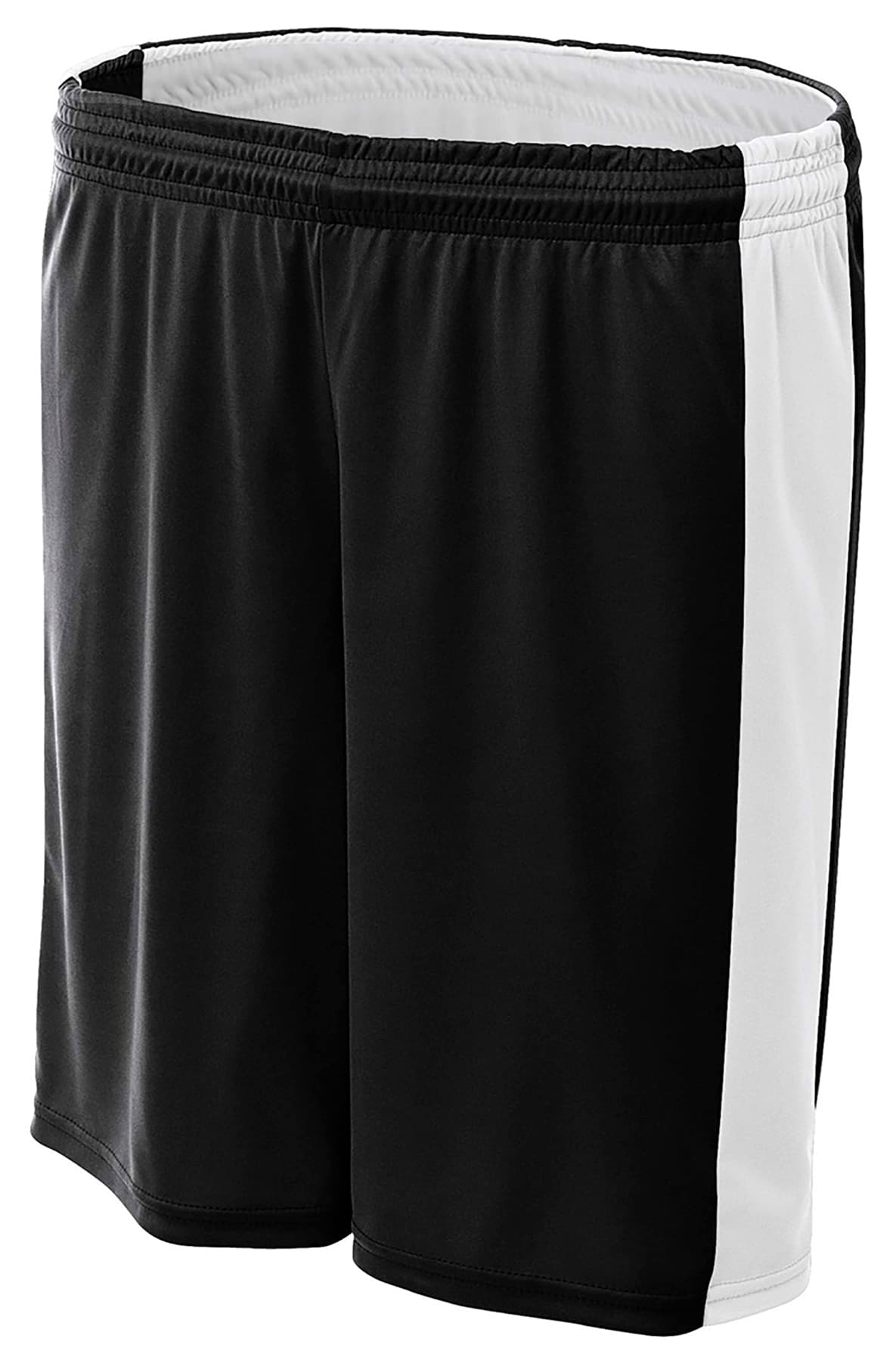 A4 6" Women's Reversible Moisture Managemen - BLACK/WHITE - front