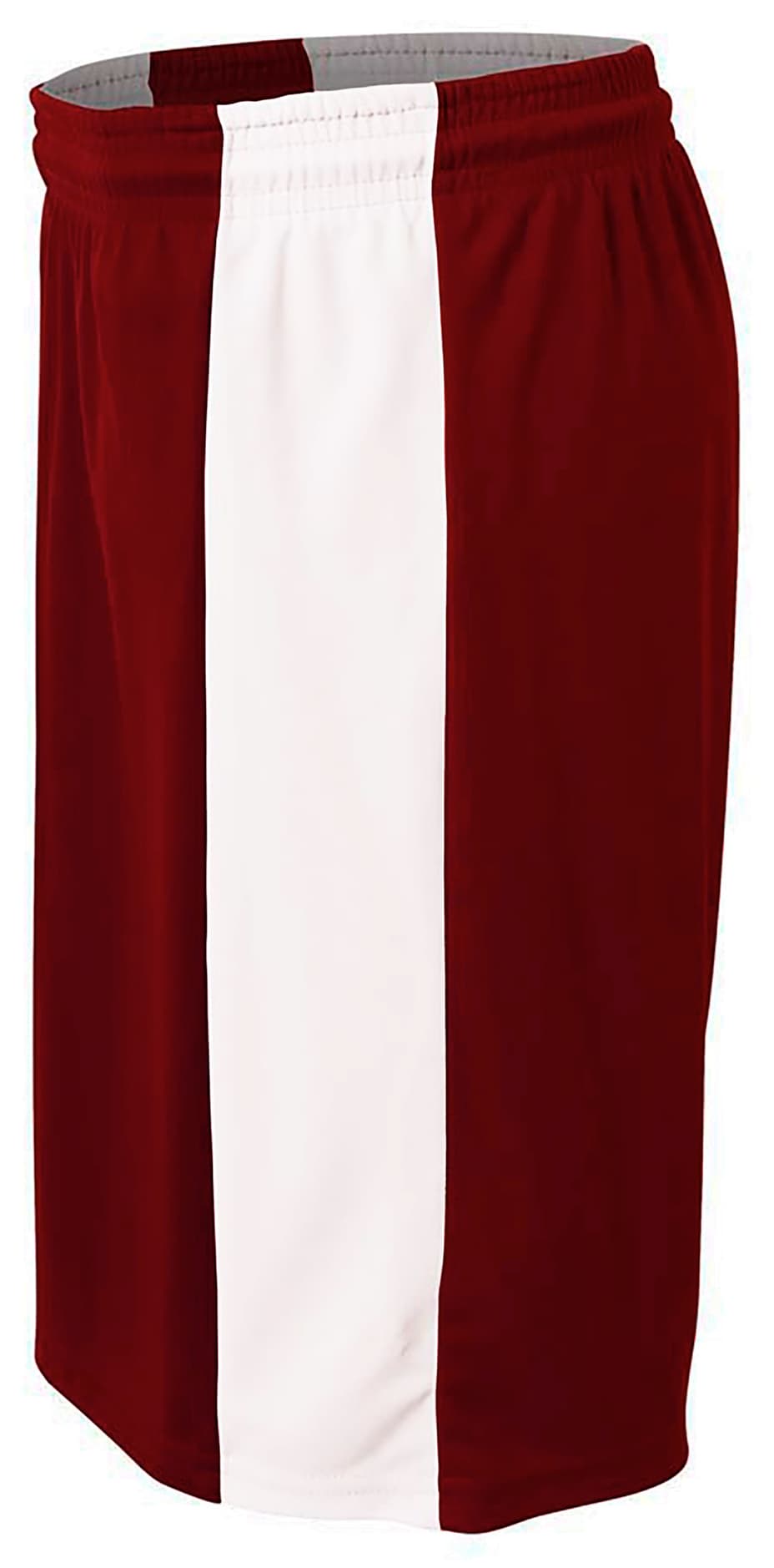 A4 6" Women's Reversible Moisture Managemen - CARDINAL/WHITE - side