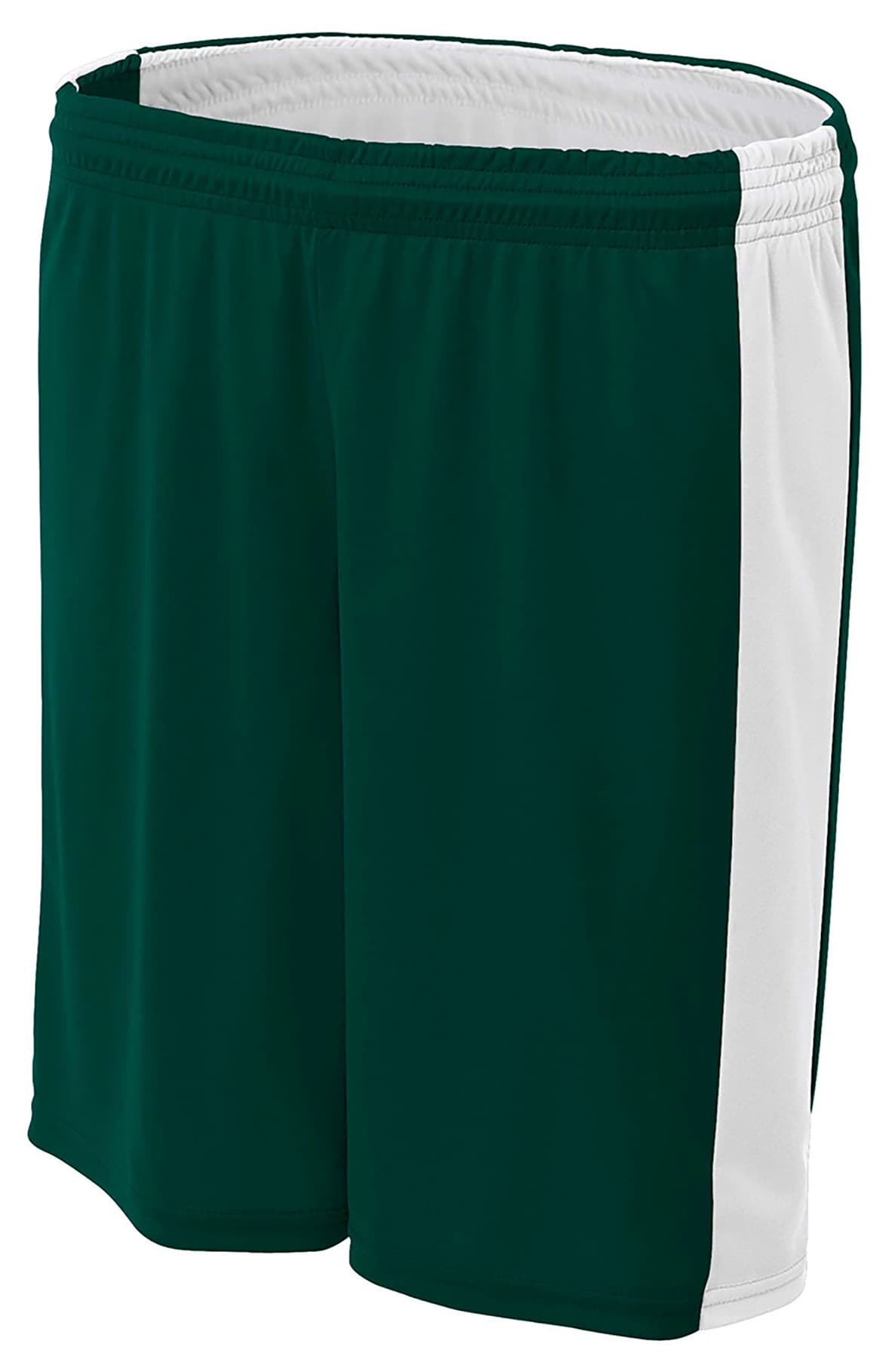 A4 6" Women's Reversible Moisture Managemen - FOREST/WHITE - front