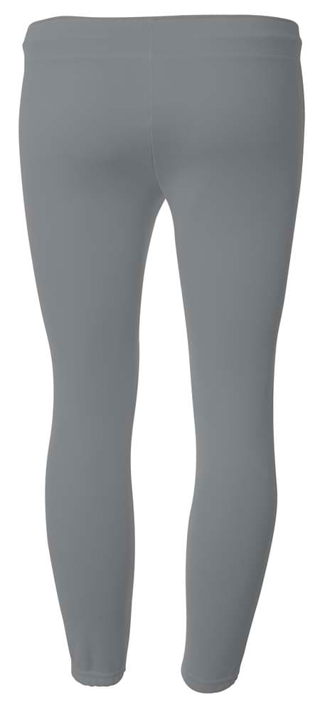 A4 Softball Pant - GREY - back