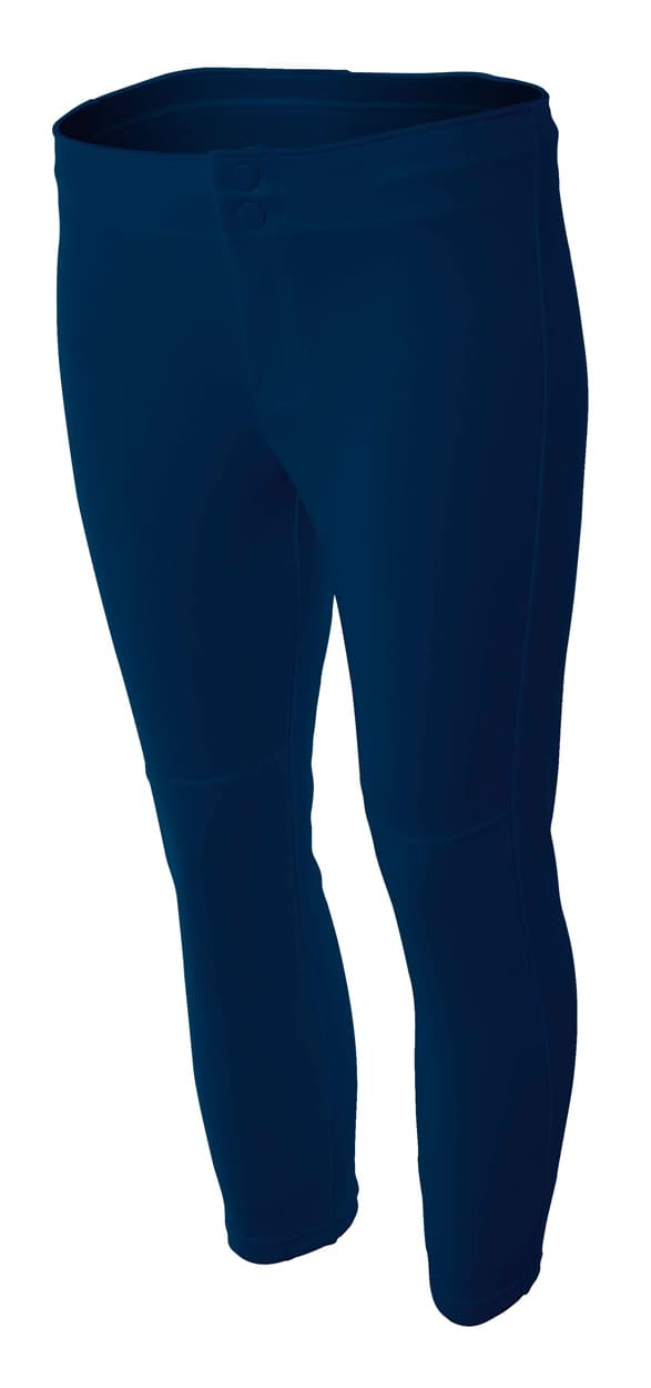 A4 Softball Pant - NAVY - front