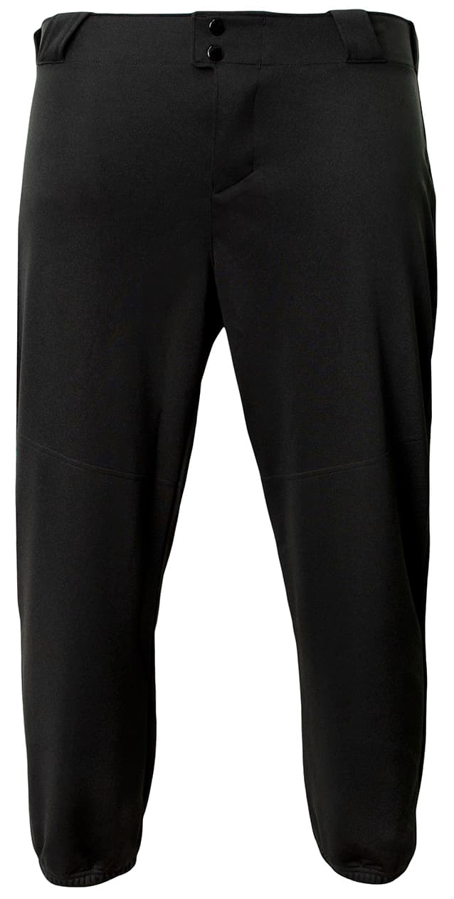 A4 Pro DNA Softball Pant - BLACK - front