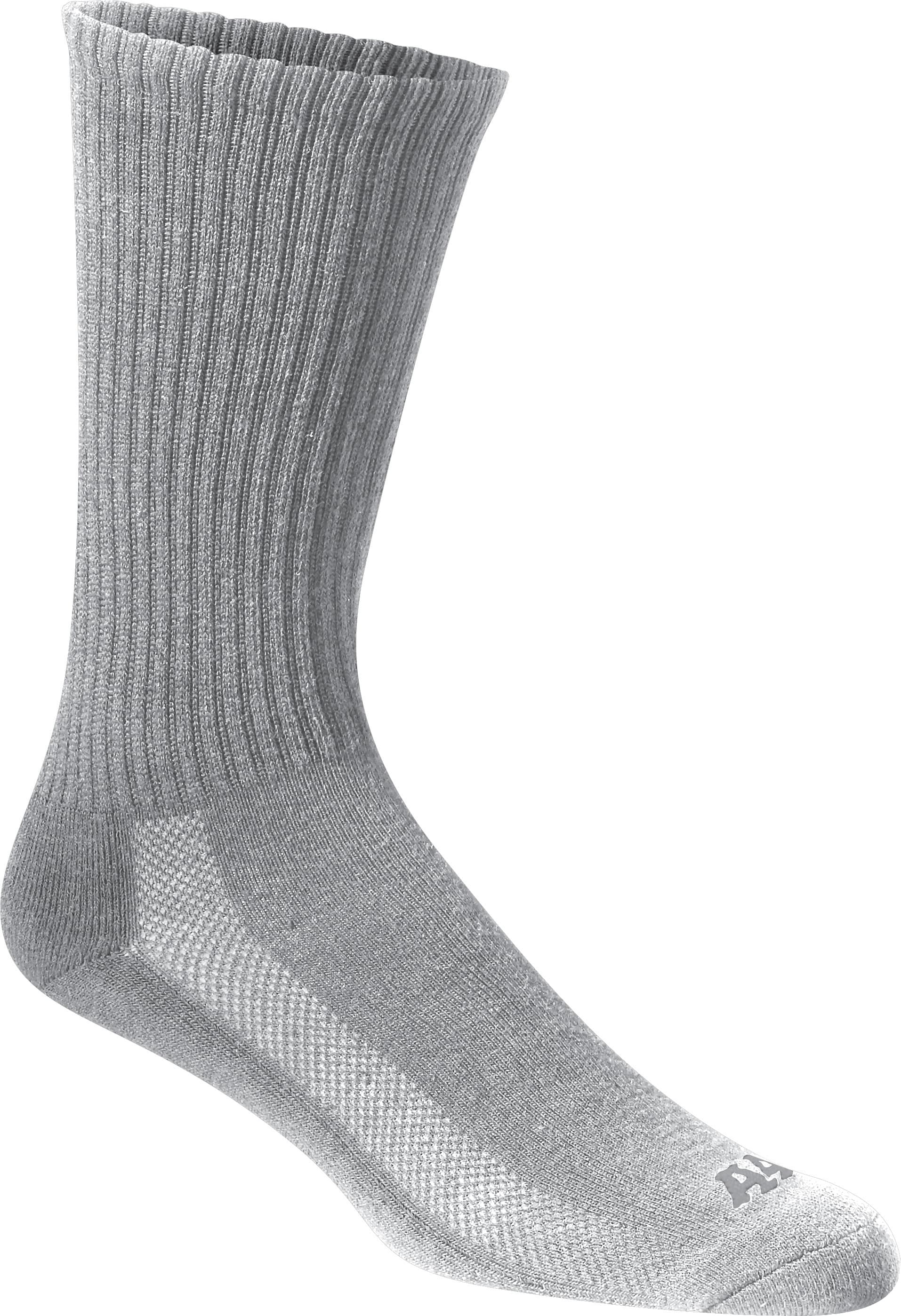 A4 Performance Crew Socks - HEATHER - front