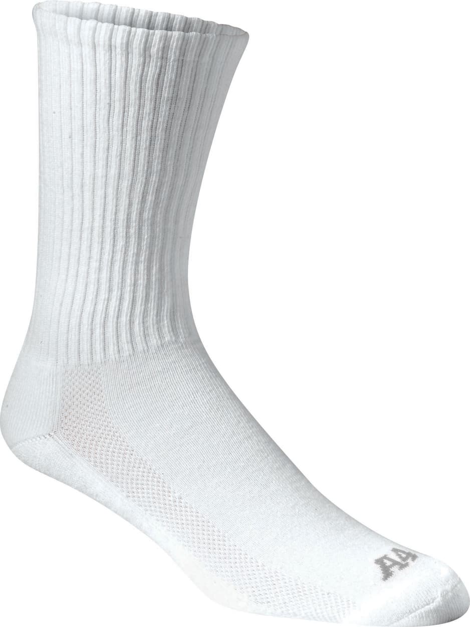 A4 Performance Crew Socks - WHITE - front
