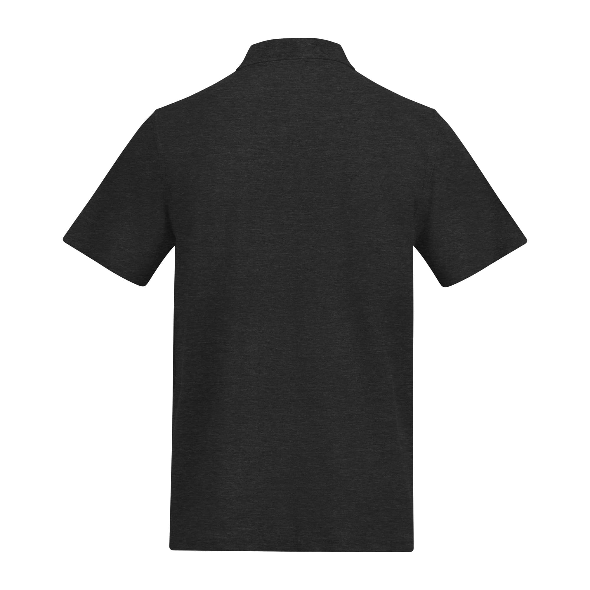 A4 Classic Pique Polo - DARK HEATHER - back