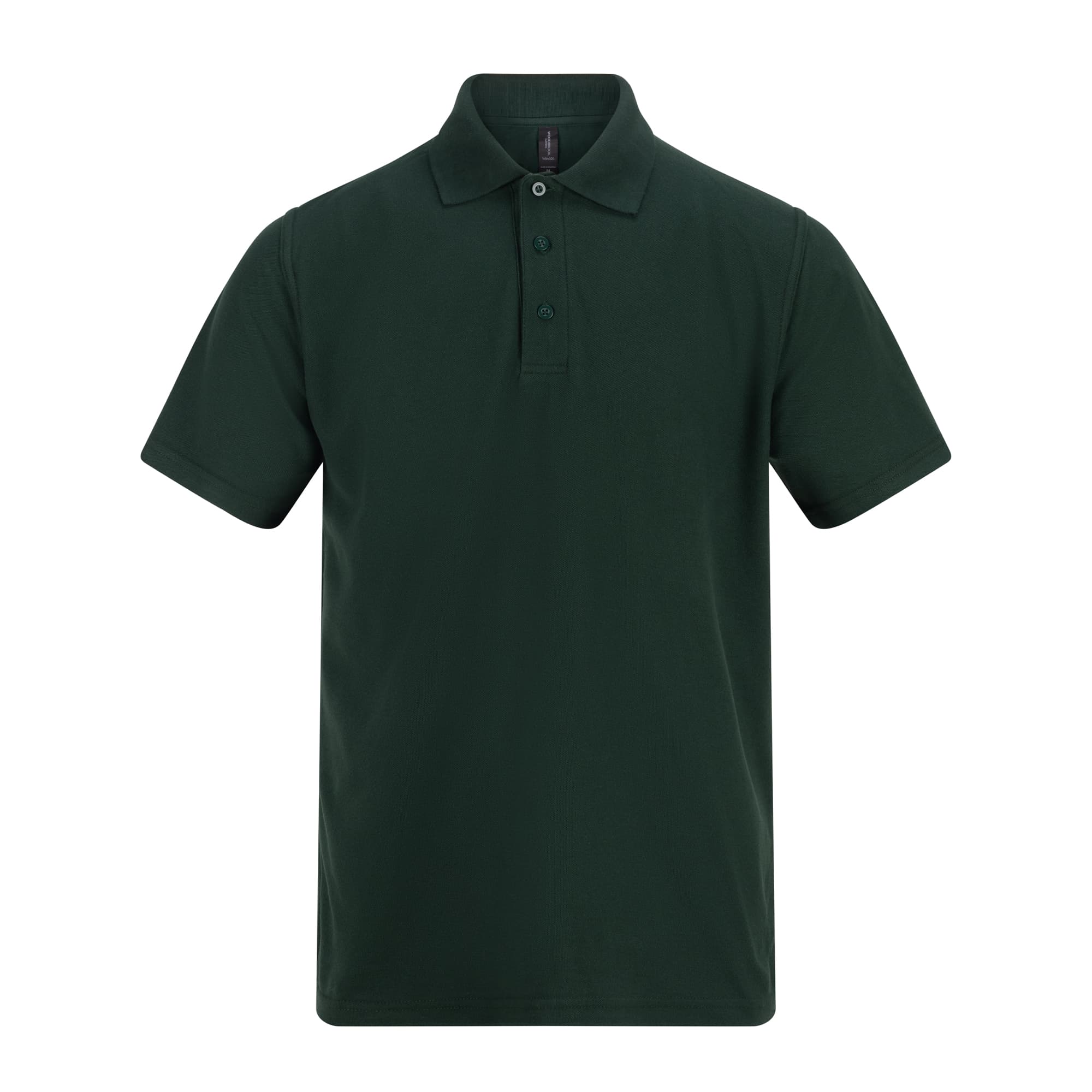 A4 Classic Pique Polo - FOREST GREEN - front