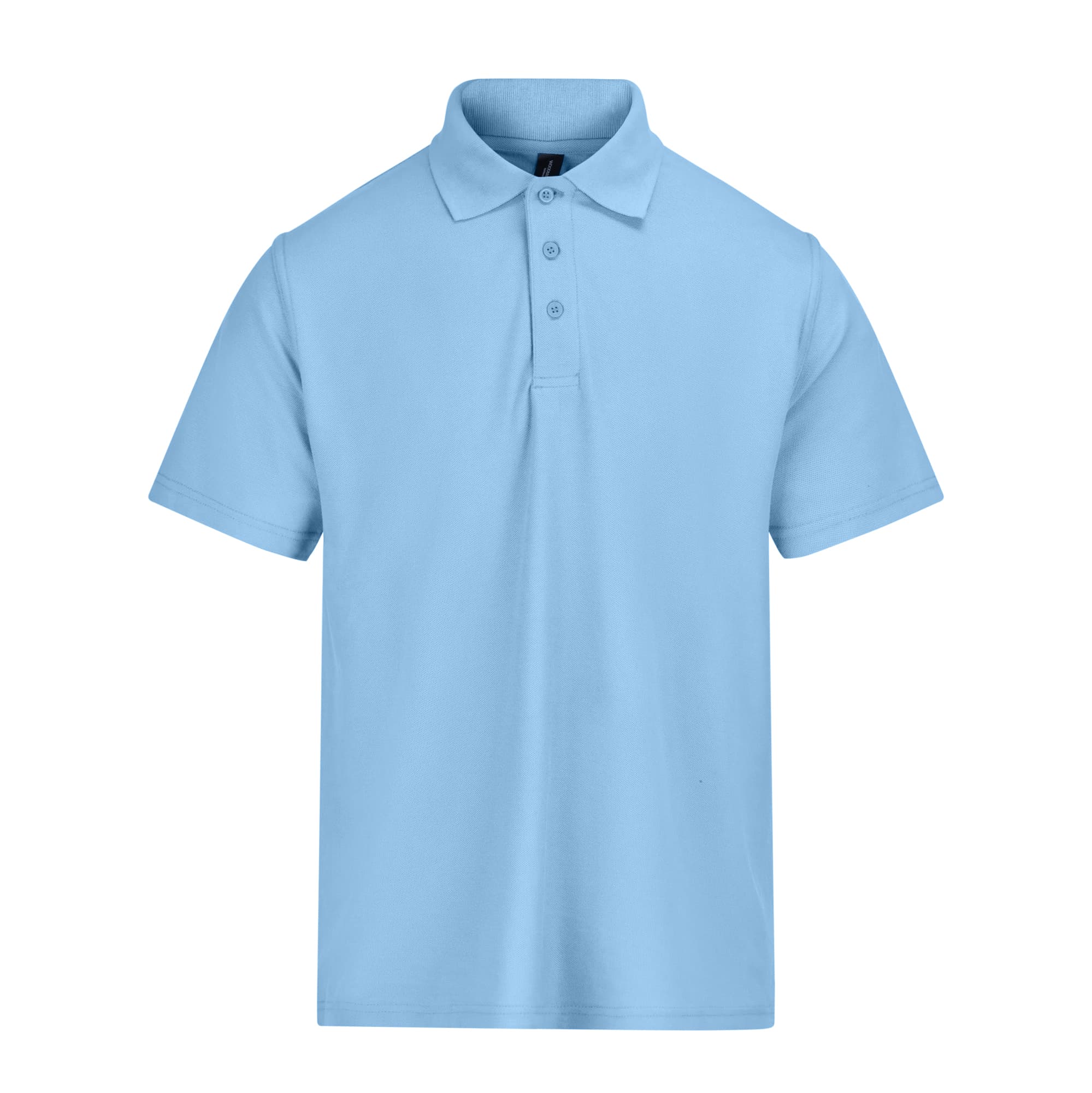 A4 Classic Pique Polo - LIGHT BLUE - front