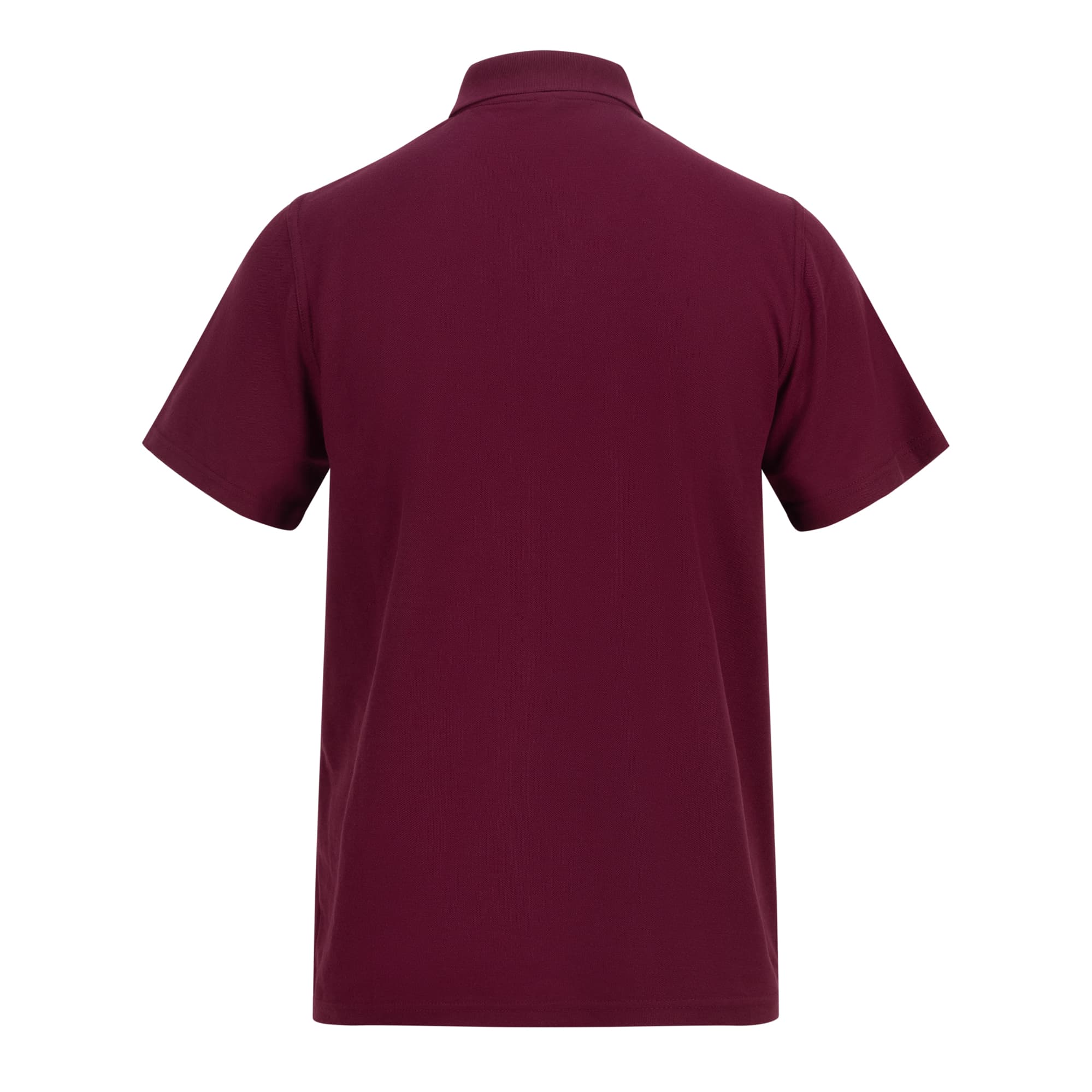 A4 Classic Pique Polo - MAROON - back