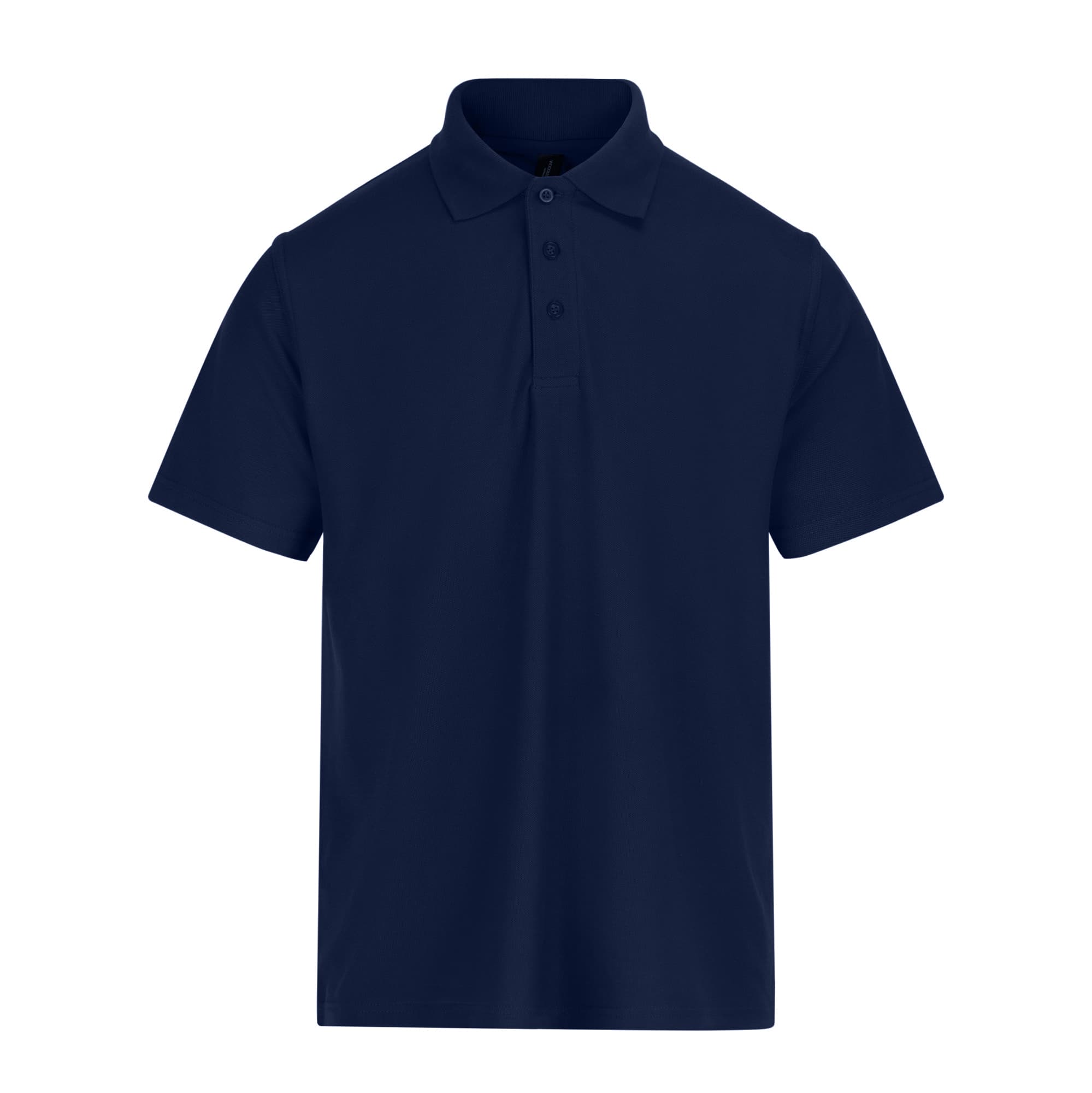 A4 Classic Pique Polo - NAVY - front