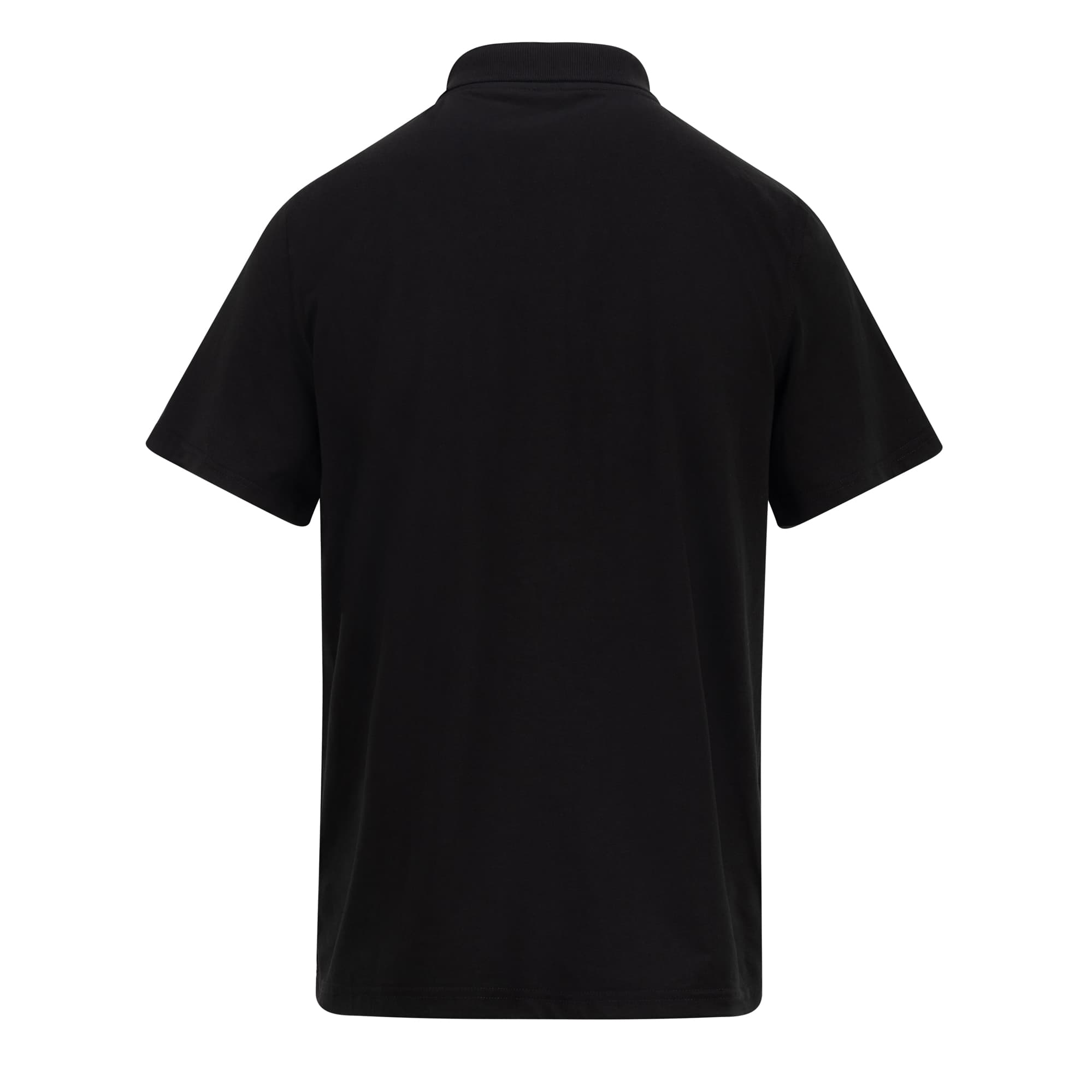 A4 Classic Jersey Polo - BLACK - back