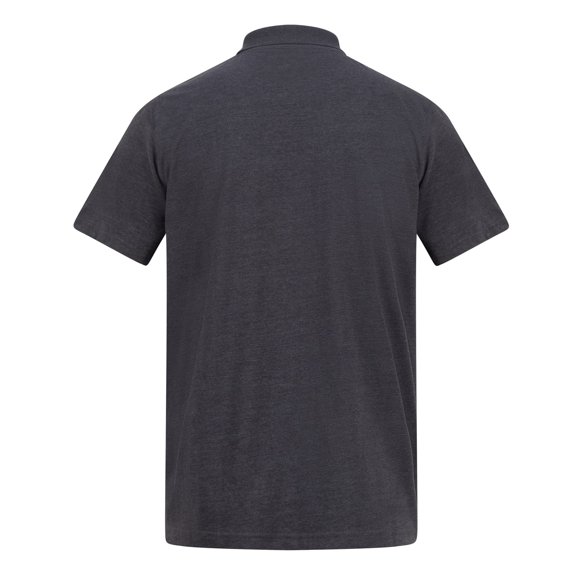 A4 Classic Jersey Polo - DARK HEATHER - back