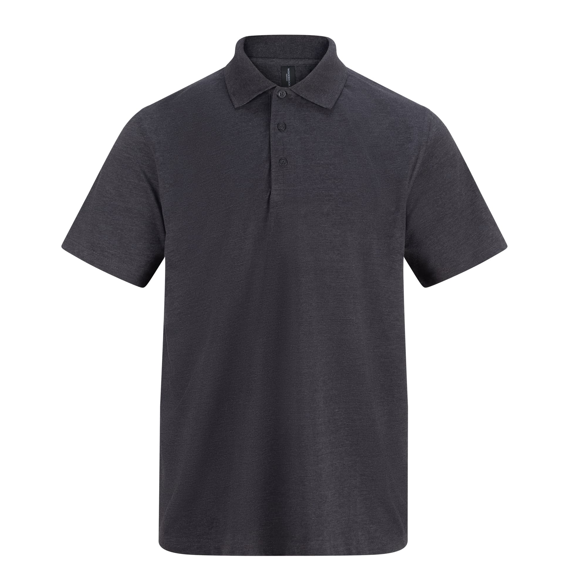 A4 Classic Jersey Polo - DARK HEATHER - front