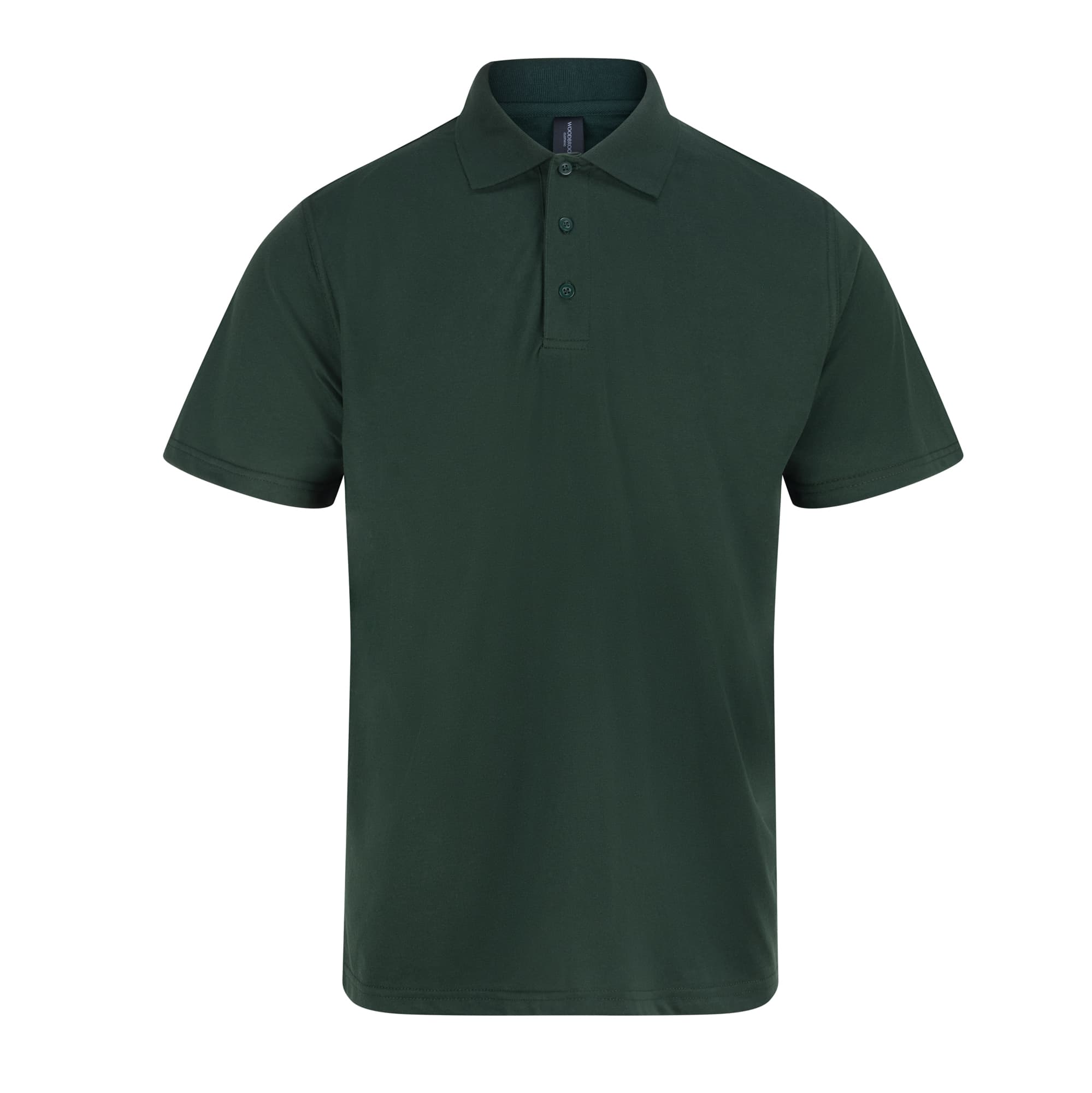 A4 Classic Jersey Polo - FOREST GREEN - front