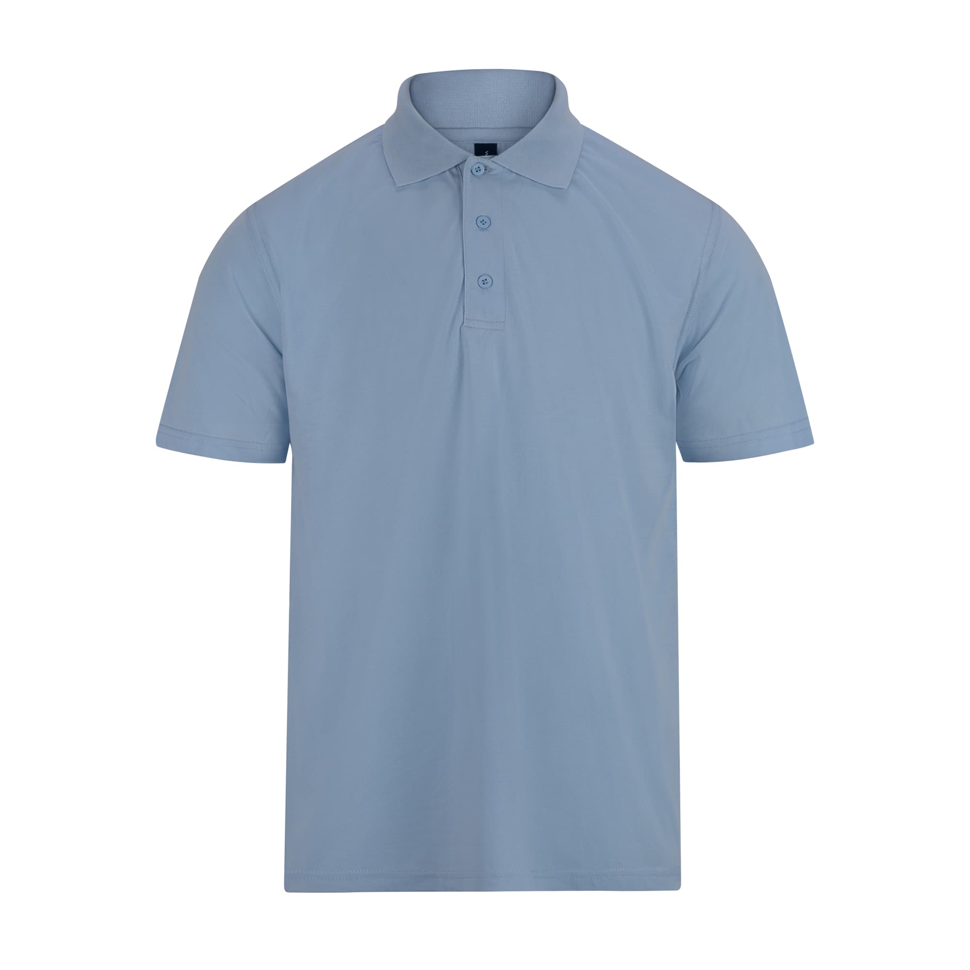 A4 Classic Jersey Polo - LIGHT BLUE - front