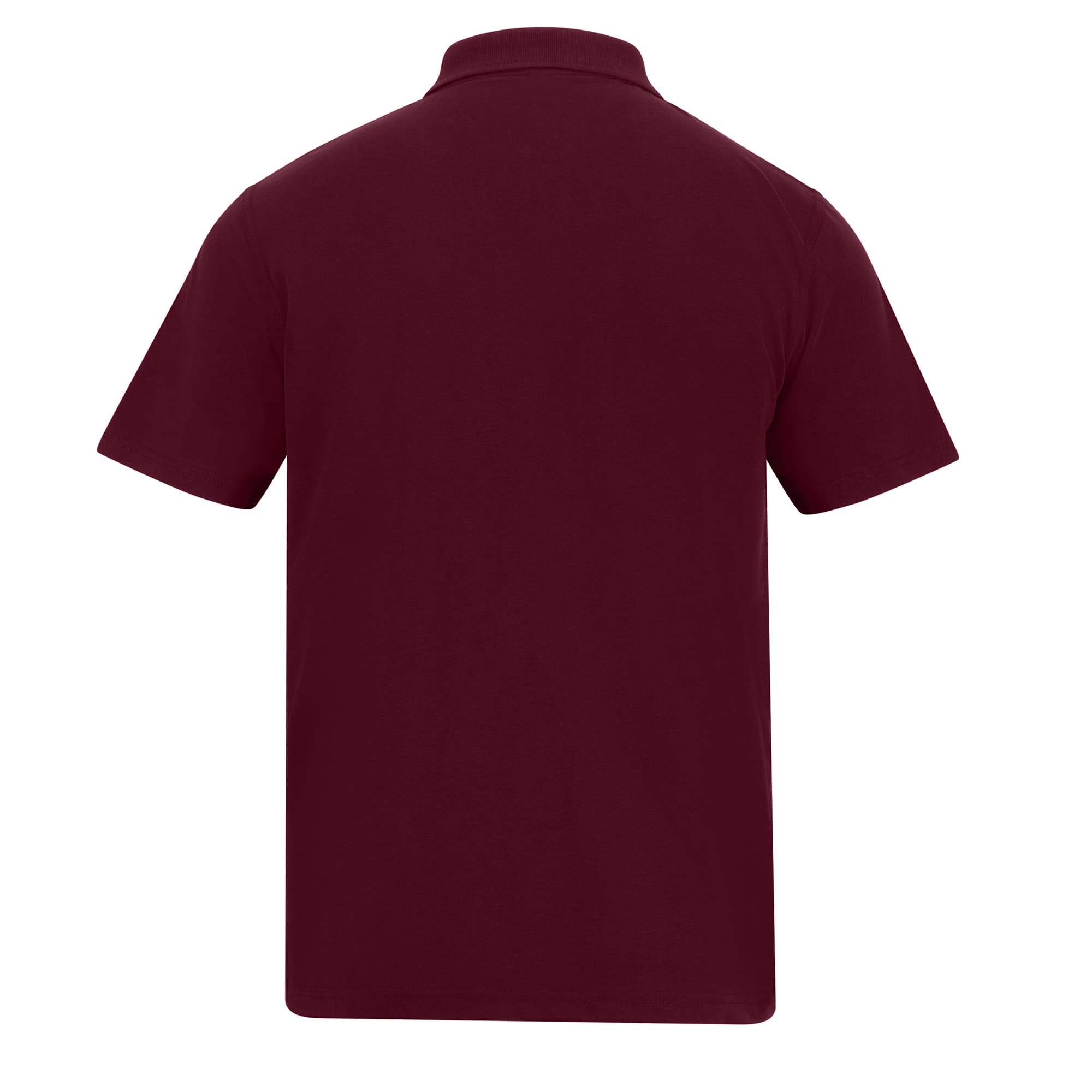 A4 Classic Jersey Polo - MAROON - back