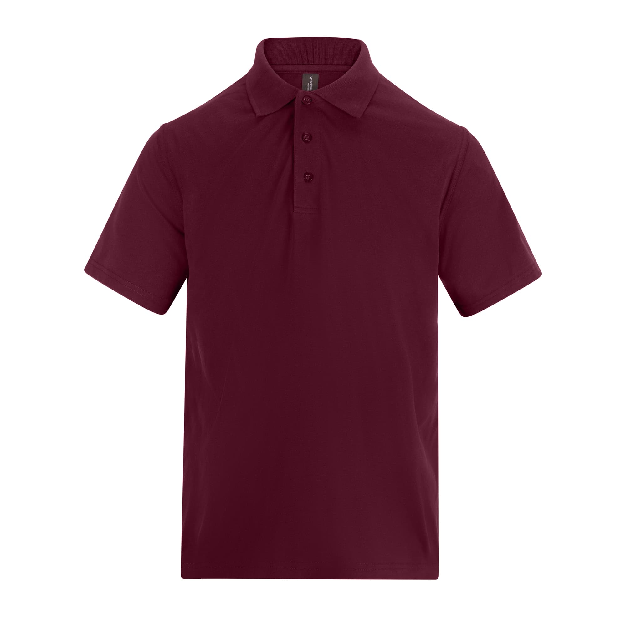 A4 Classic Jersey Polo - MAROON - front
