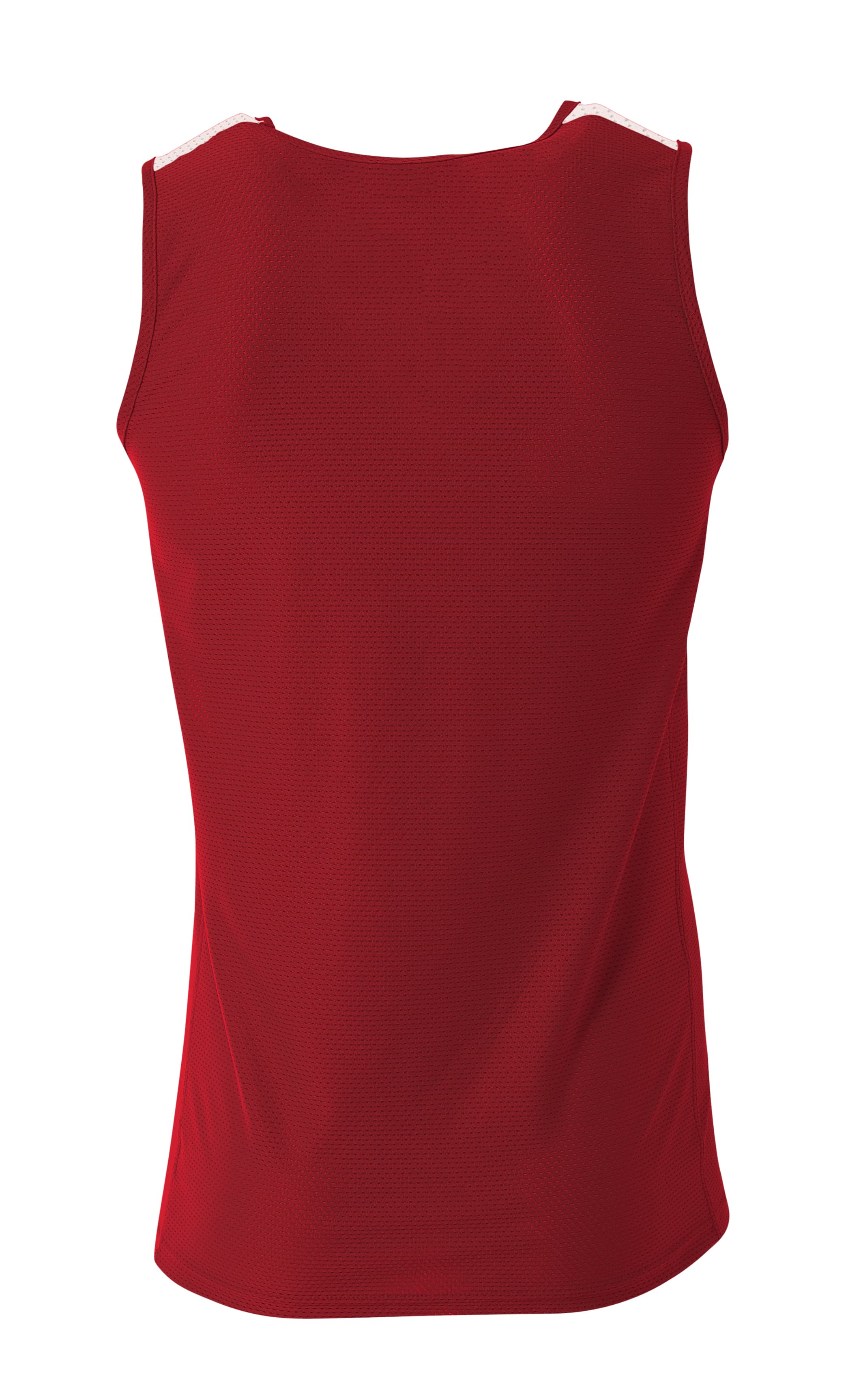 A4 Fast Break Jersey - CARDINAL/WHITE - back