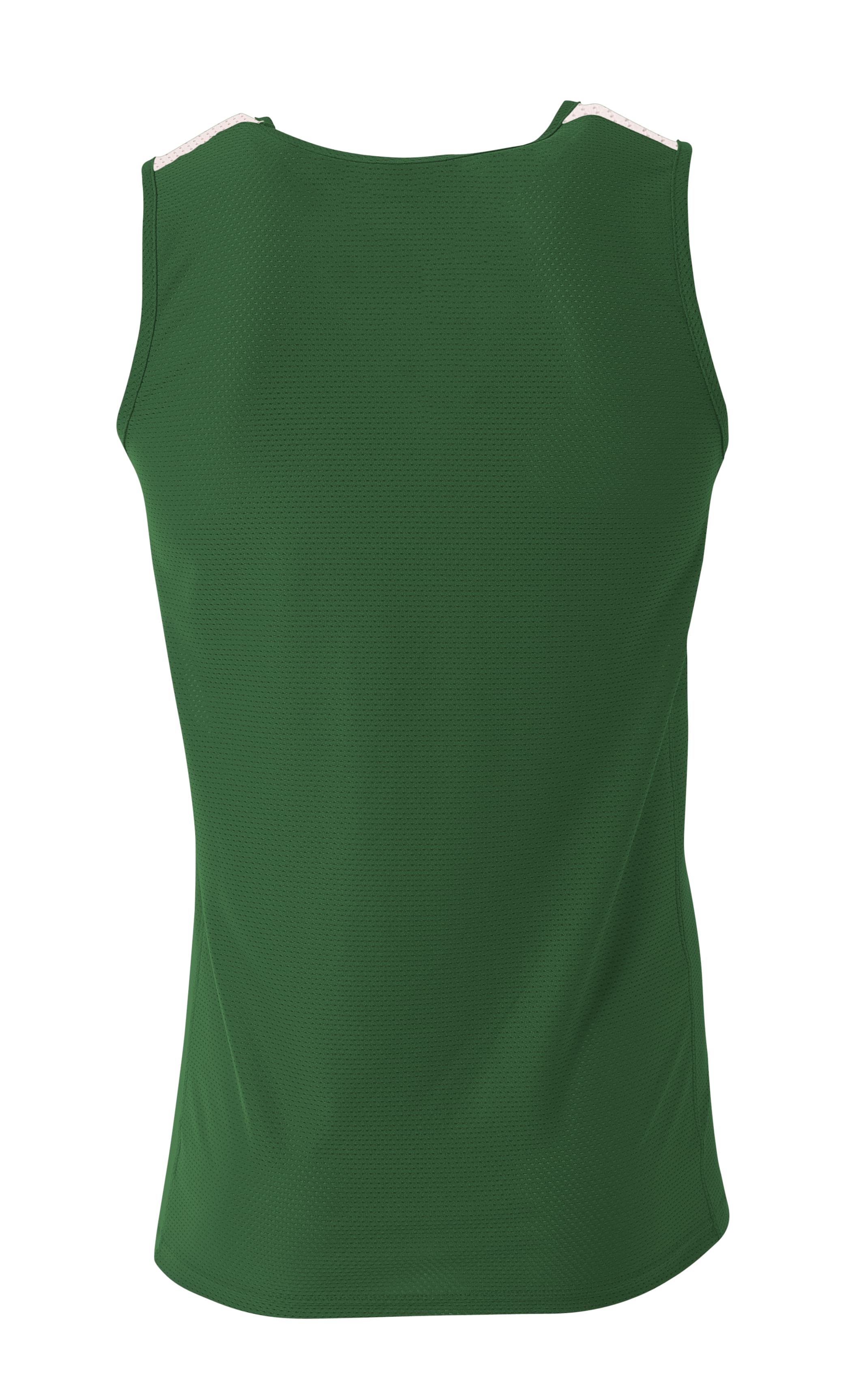 A4 Fast Break Jersey - FOREST/WHITE - back