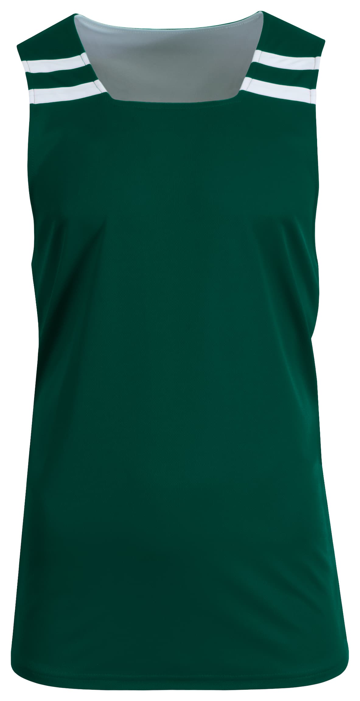 A4 MVP Reversible Basketball Jersey - FOREST/WHITE - front