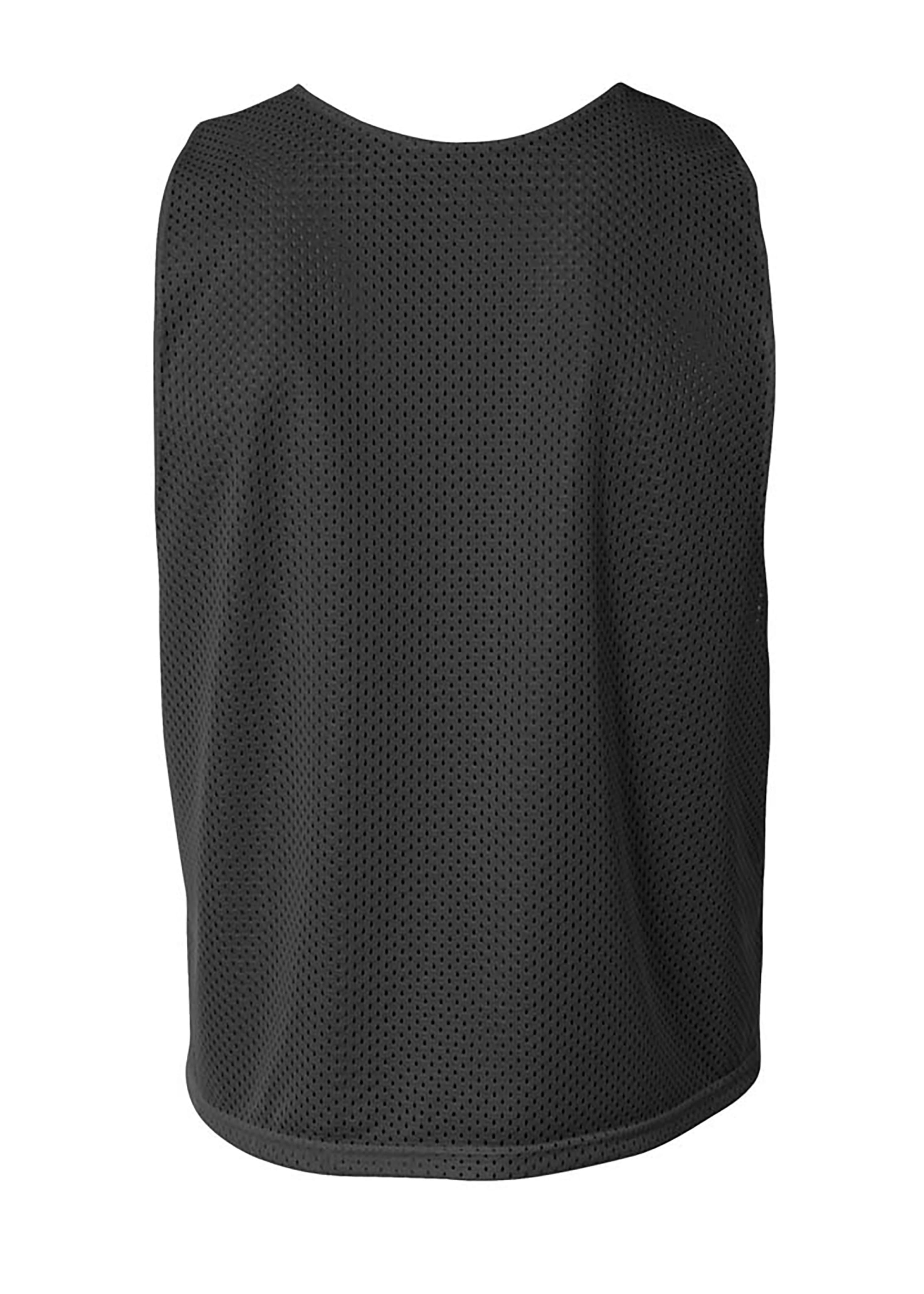 A4 Lacrosse Reversible Practice Jersey - BLACK/WHITE - back