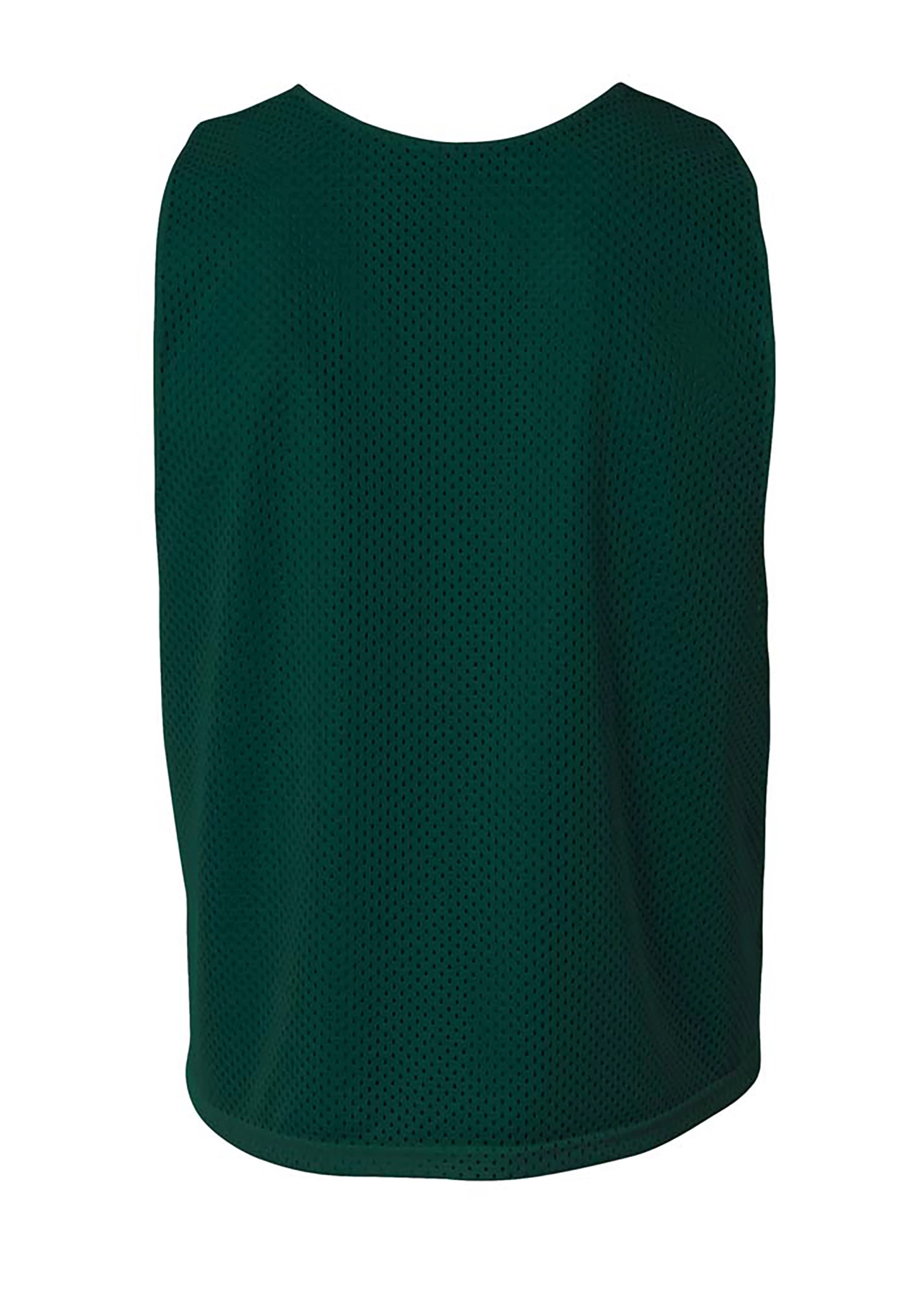 A4 Lacrosse Reversible Practice Jersey - FOREST/WHITE - back