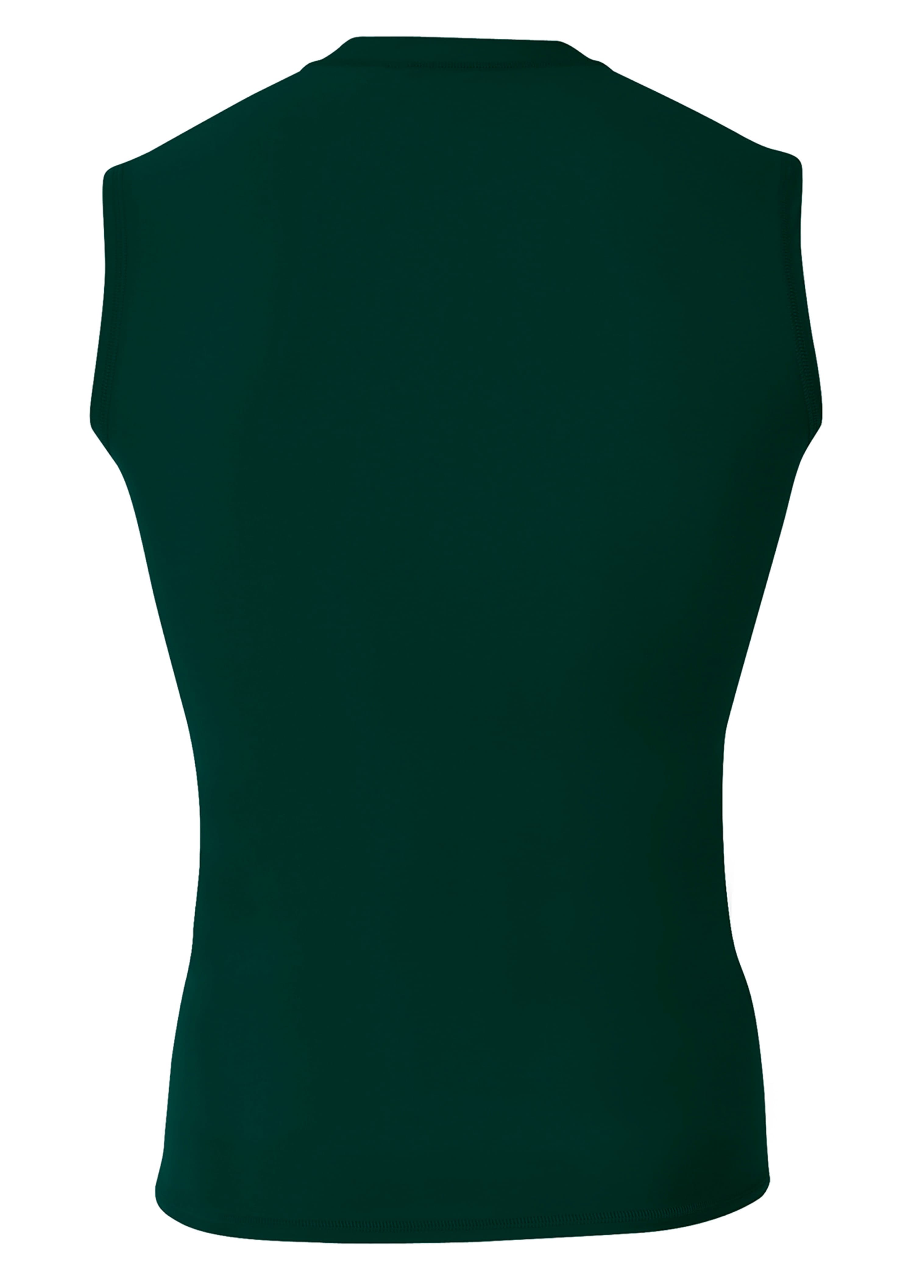A4 Compression Muscle Tee - FOREST - back