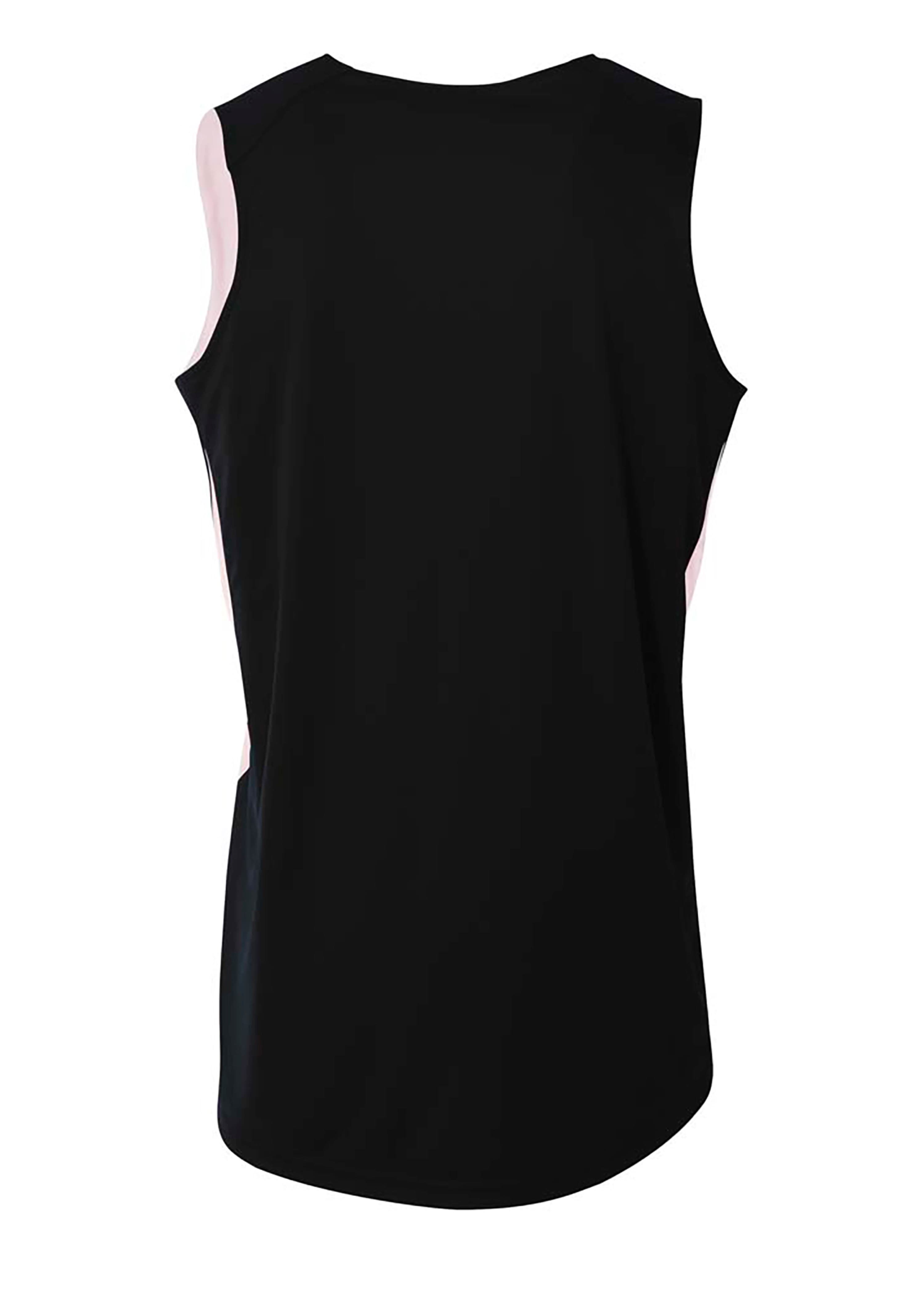 A4 Double Double Jersey - BLACK/WHITE - back
