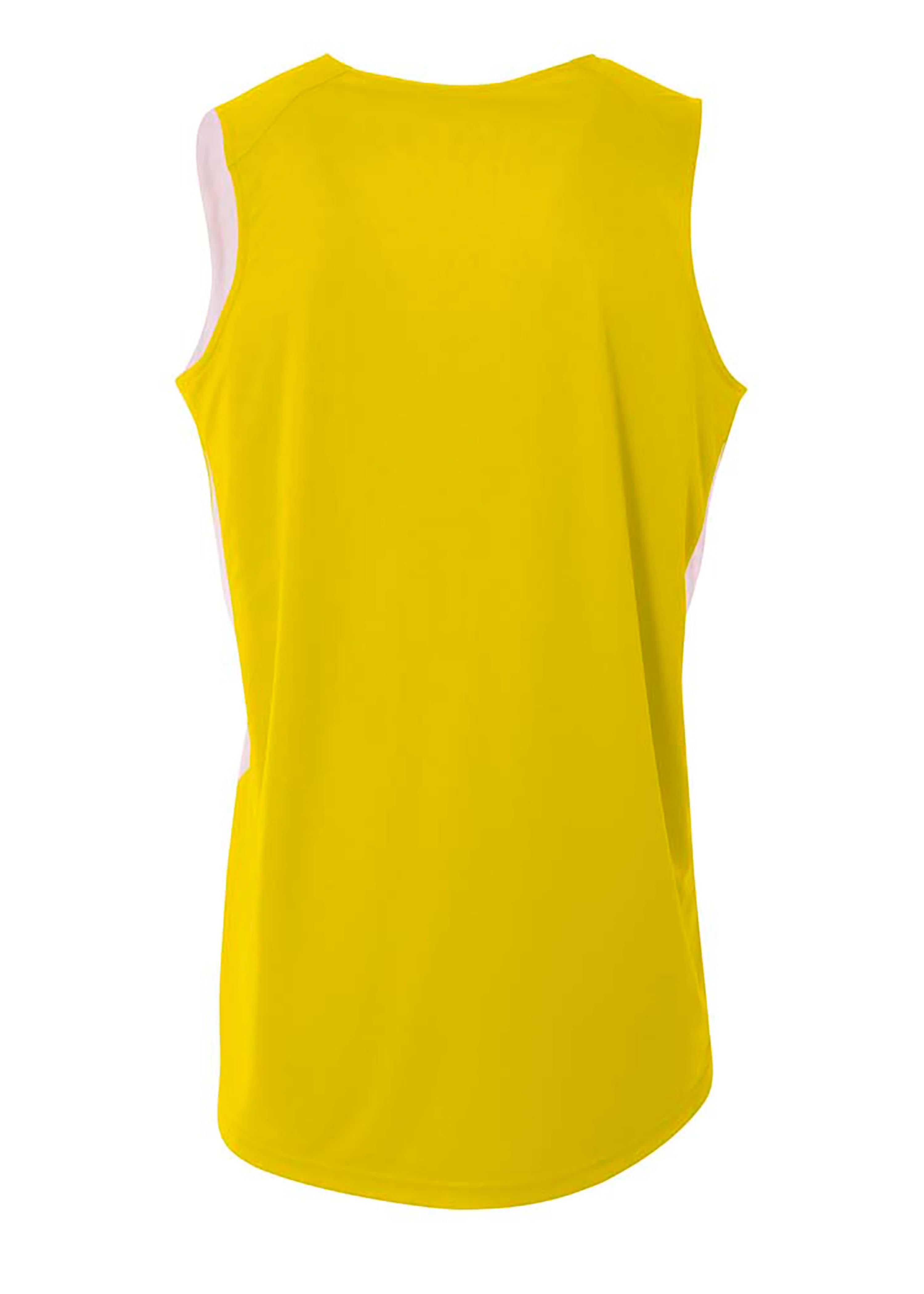 A4 Double Double Jersey - GOLD/WHITE - back