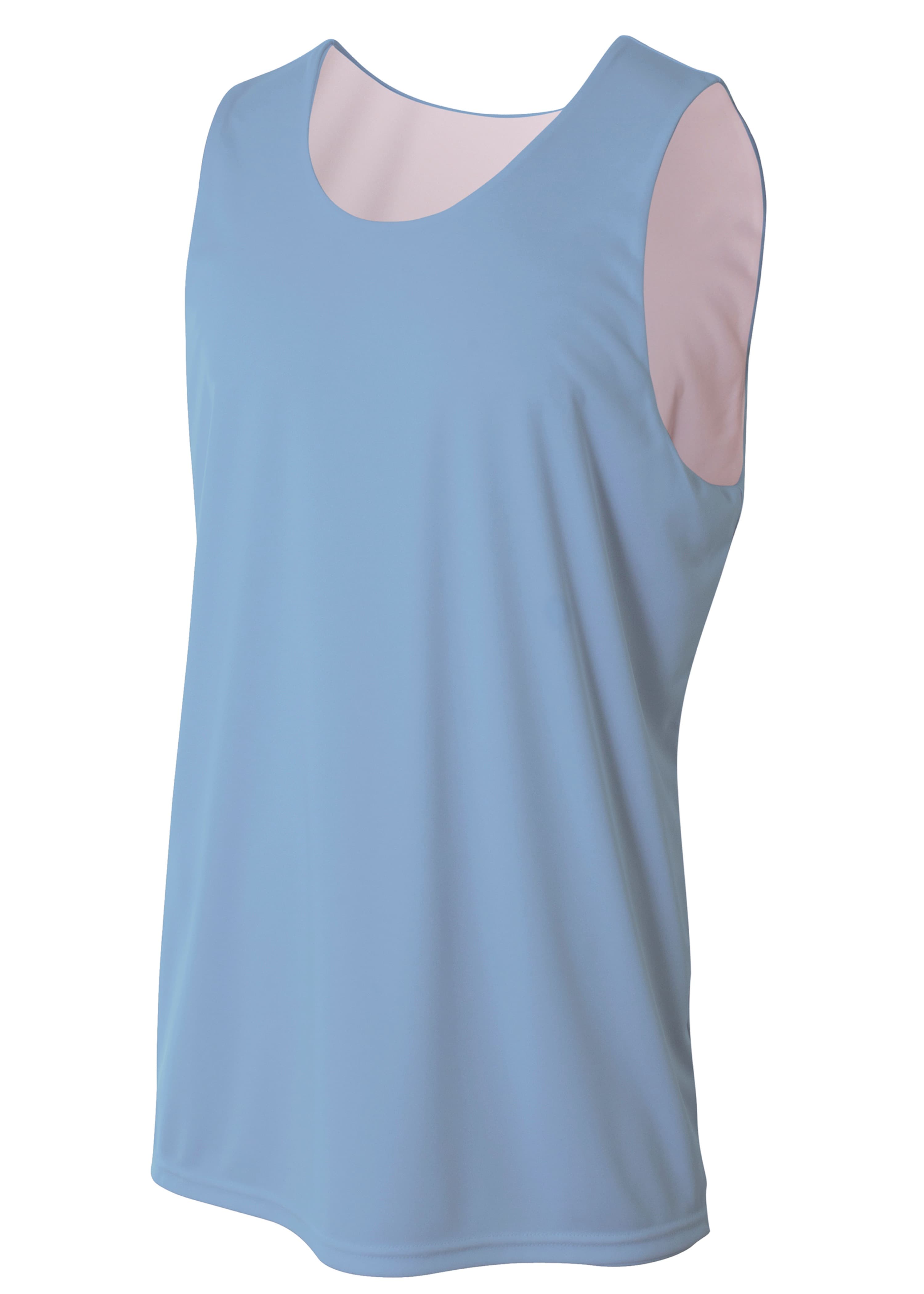 A4 Reversible Jump Jersey - LT BLUE/WHITE - front