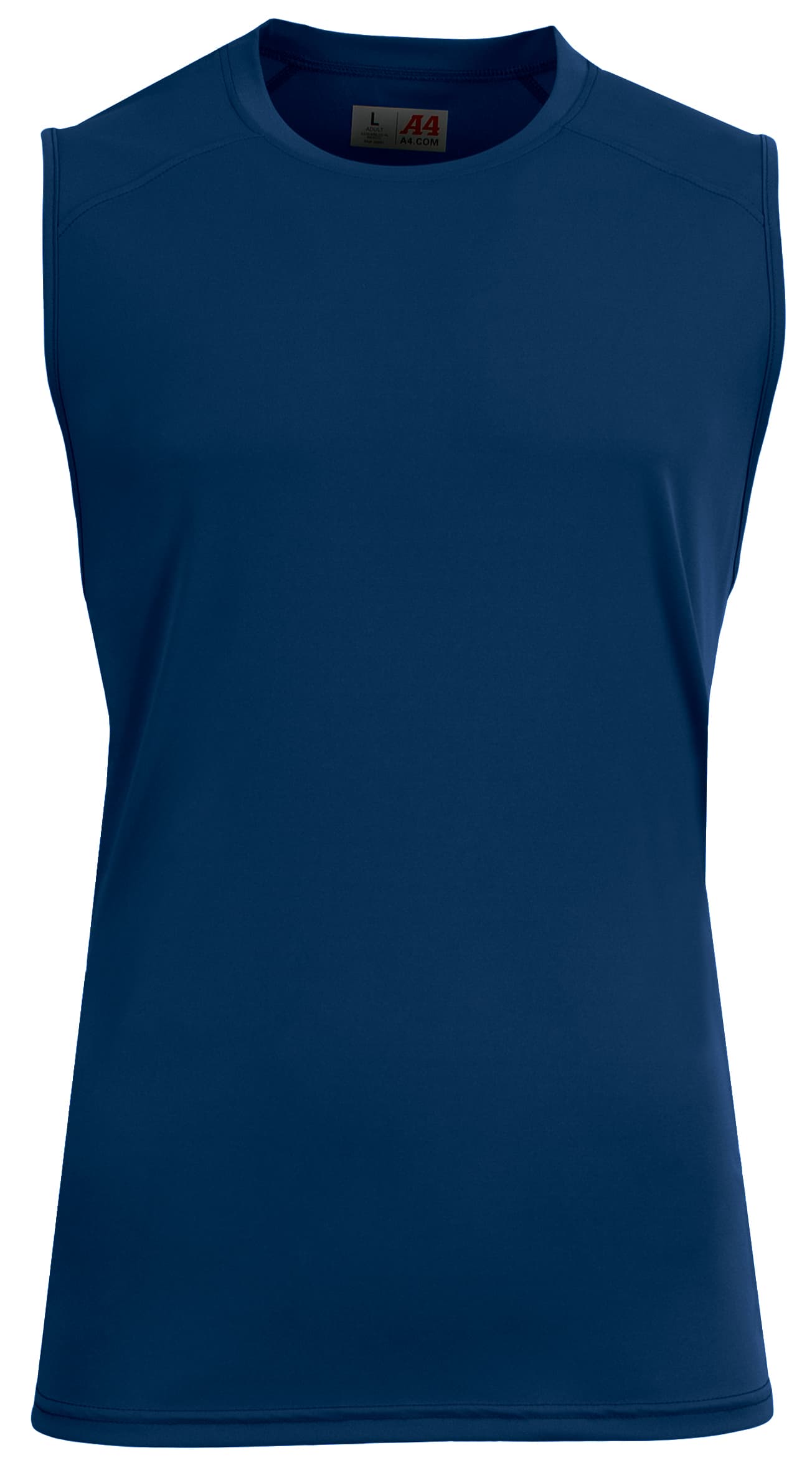 A4 AirFlex Muscle Tee - NAVY - front