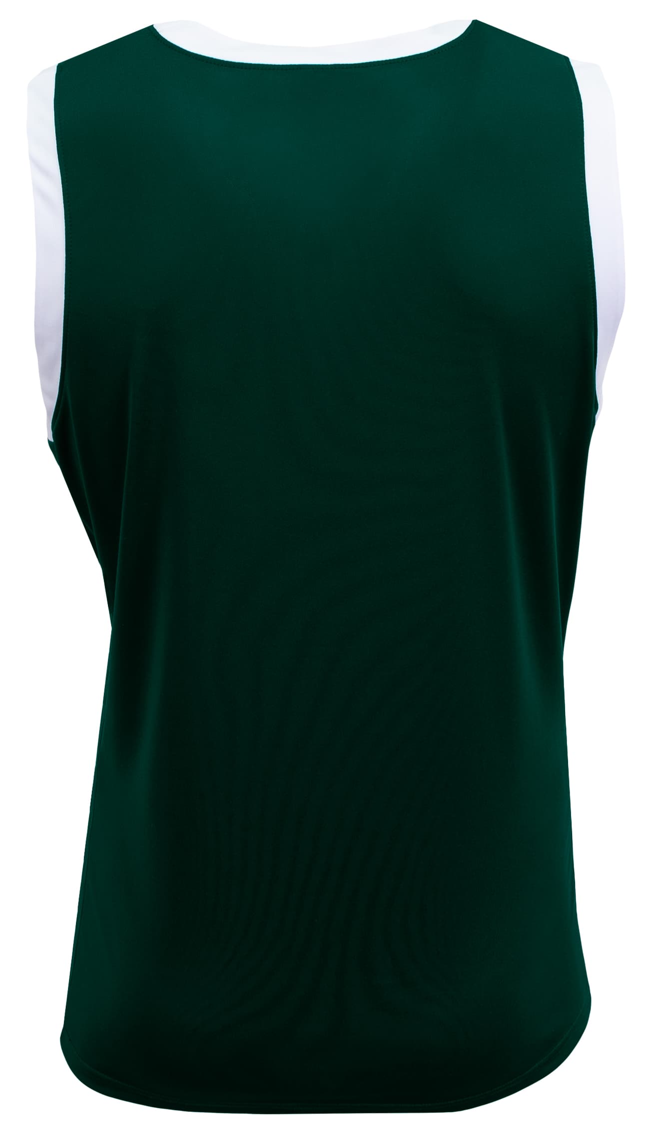 A4 Sprint Single Ply Basketball Jersey - FOREST/WHITE - back