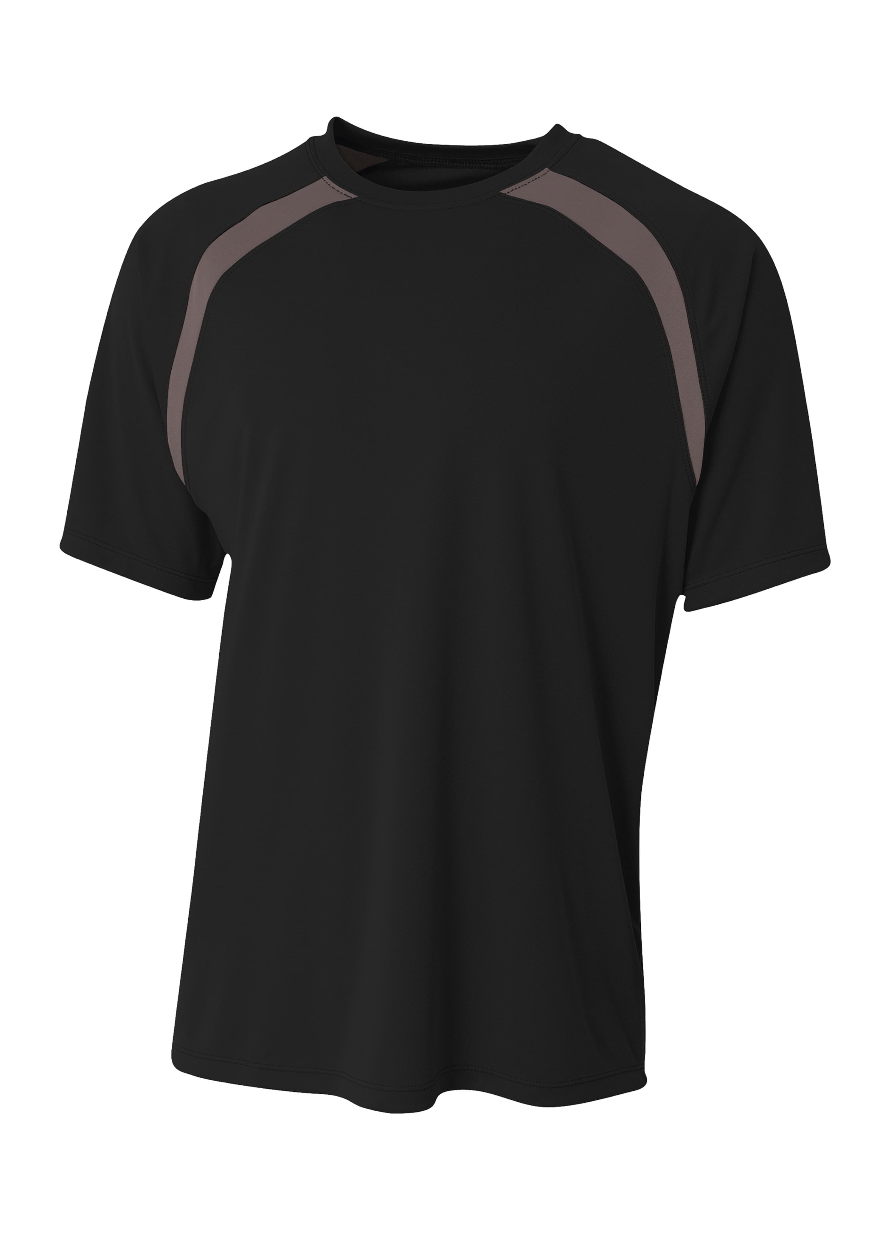 A4 Spartan Short Sleeve Color Block Crew