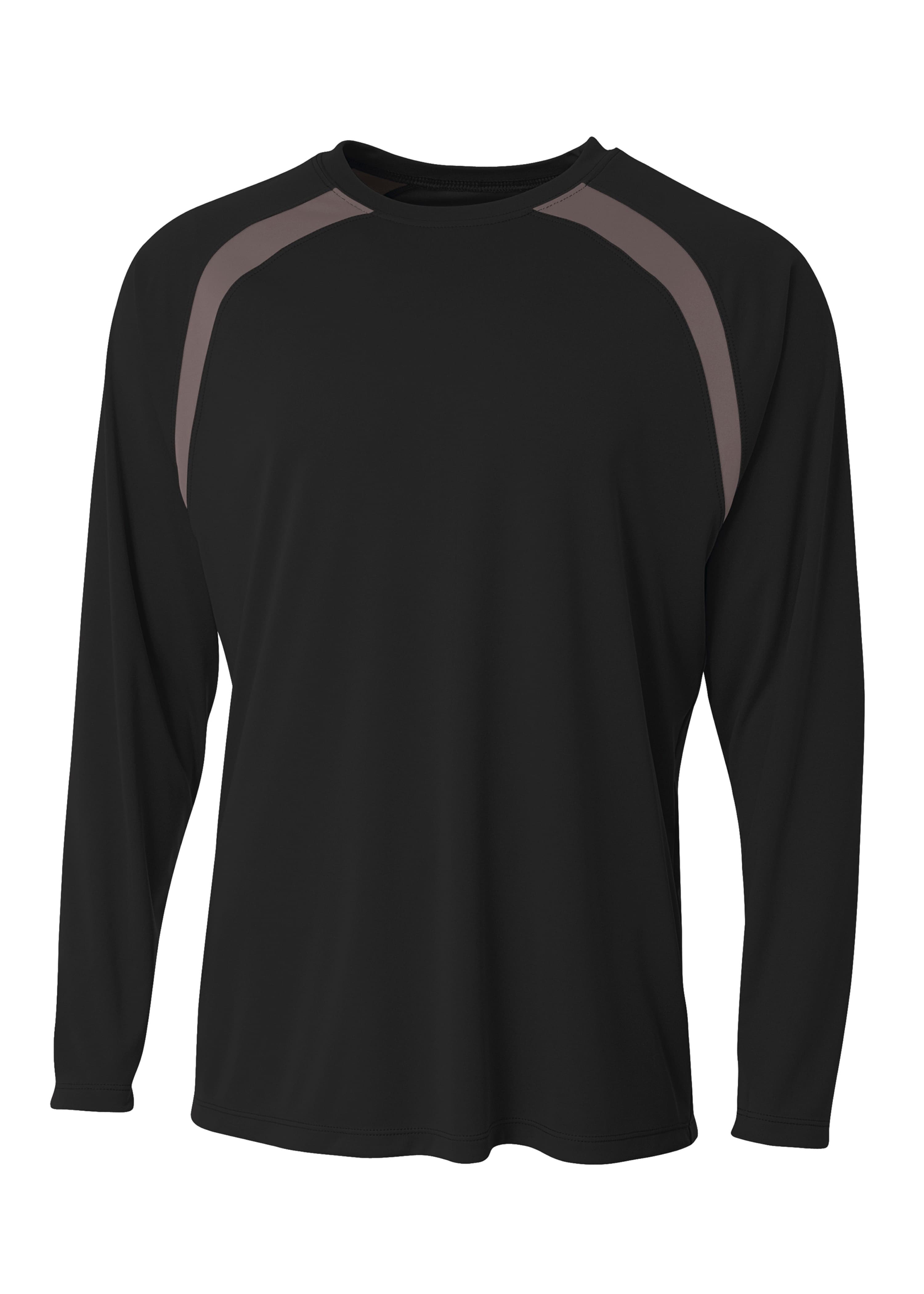 A4 Spartan Long Sleeve Color Block Crew