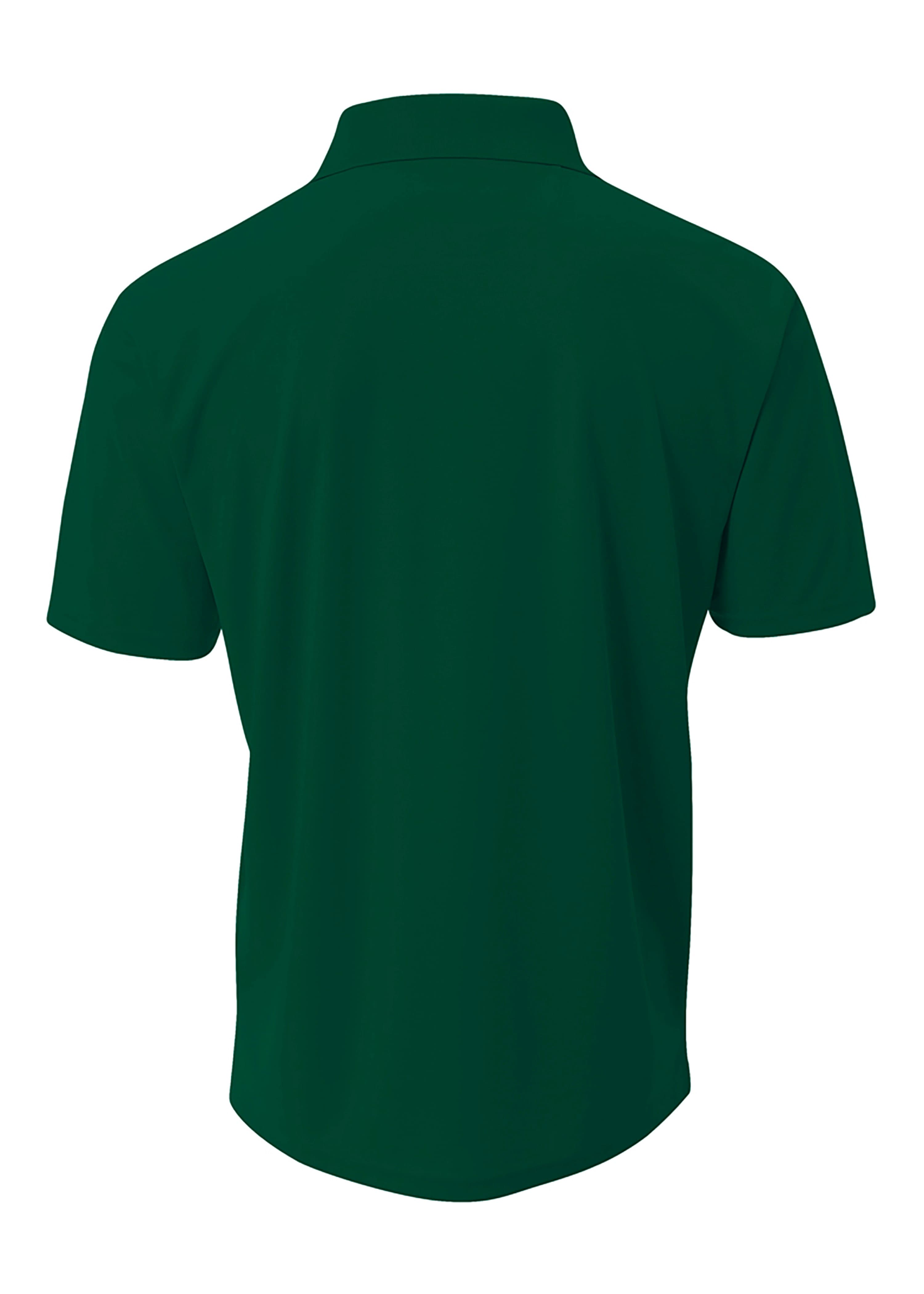 A4 Performance Pique Polo - FOREST - back
