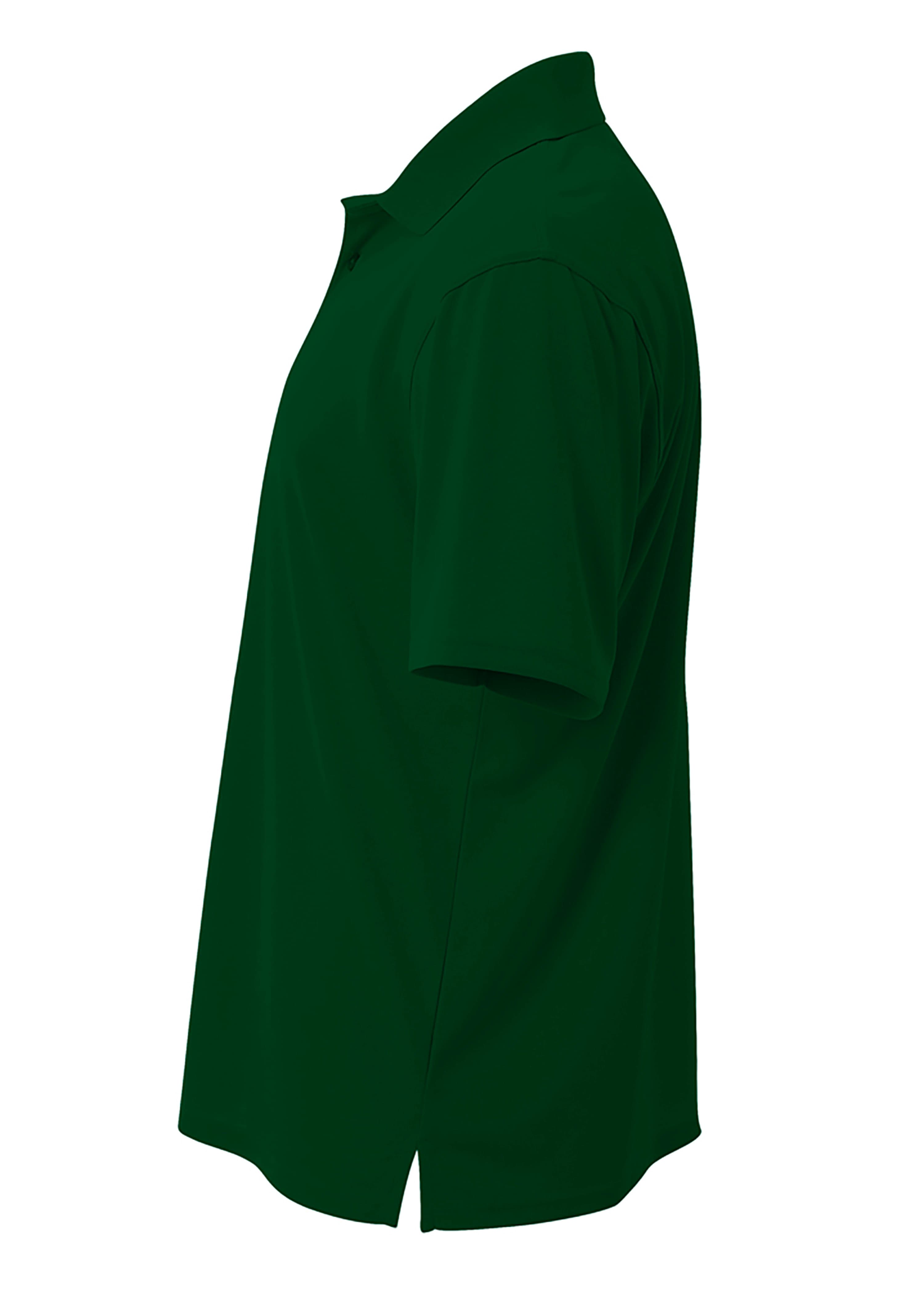 A4 Performance Pique Polo - FOREST - side