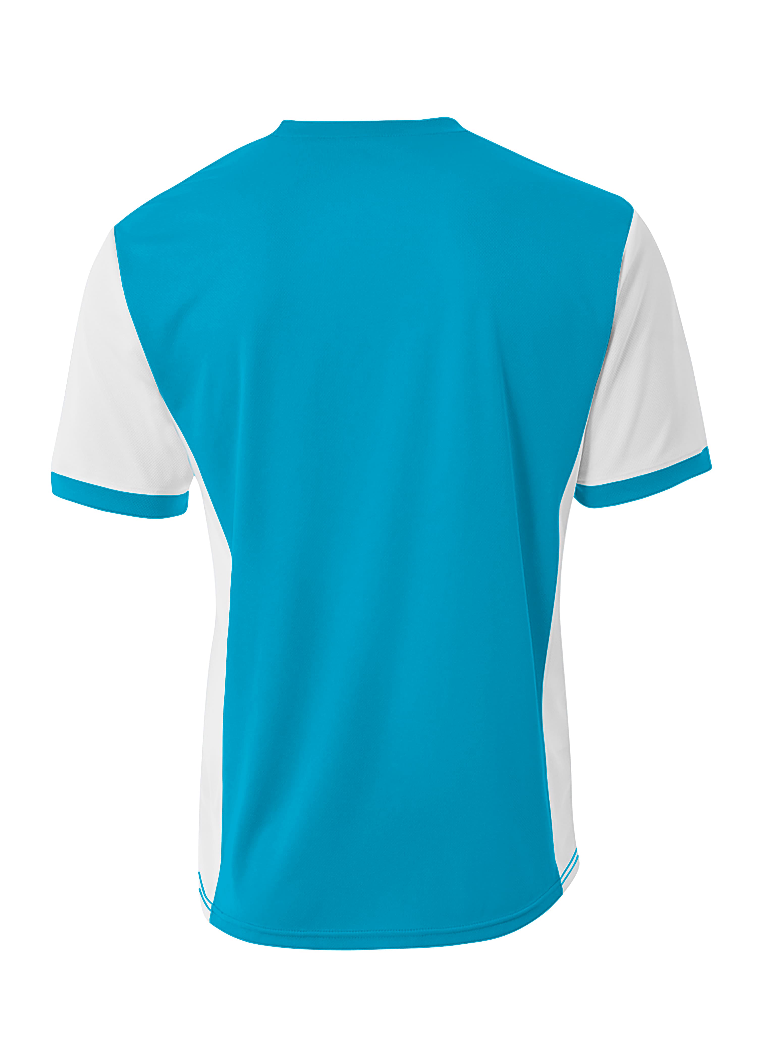 A4 Premier Soccer Jersey - ELECTRIC BLUE WHITE - back