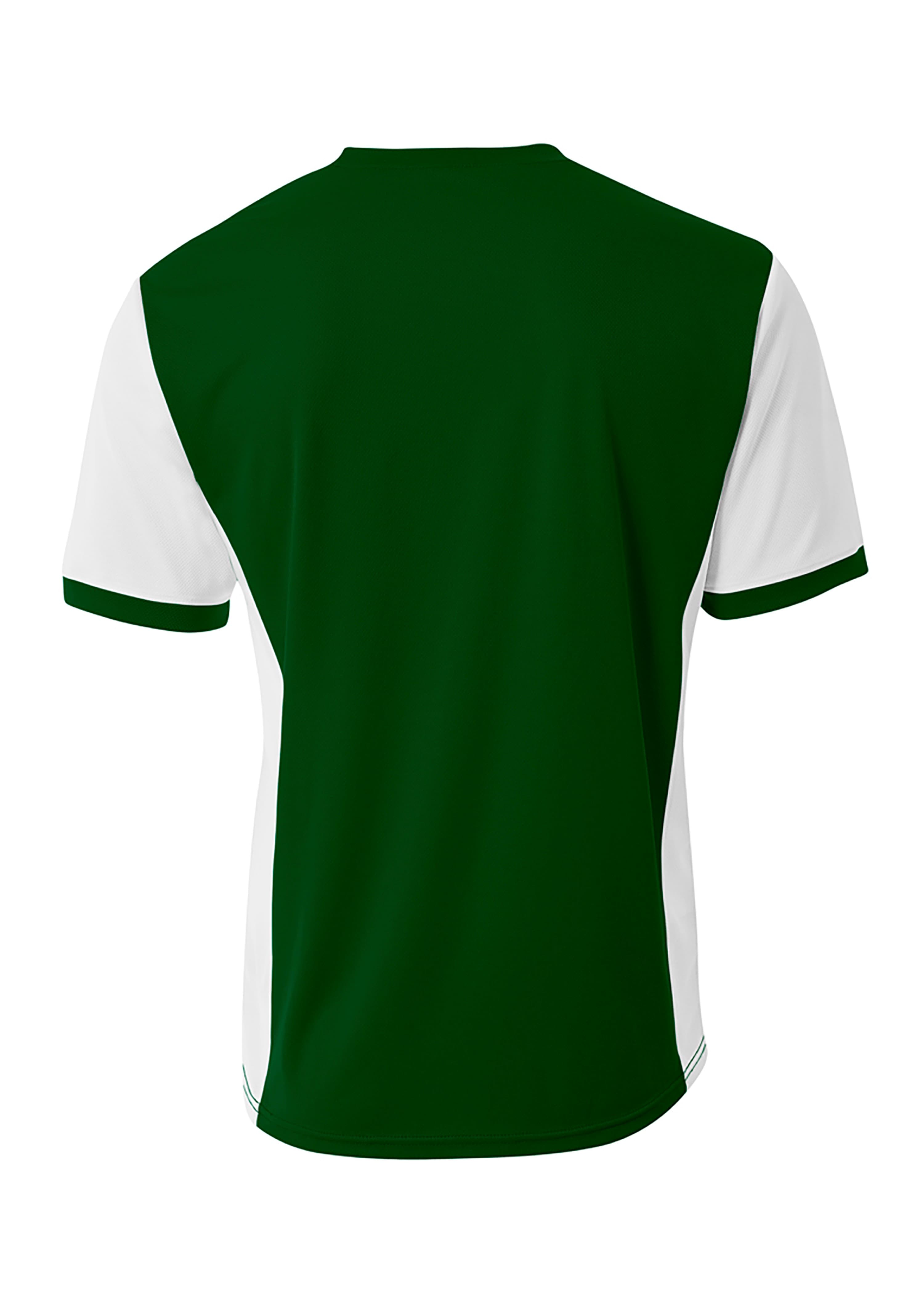 A4 Premier Soccer Jersey - FOREST/WHITE - back