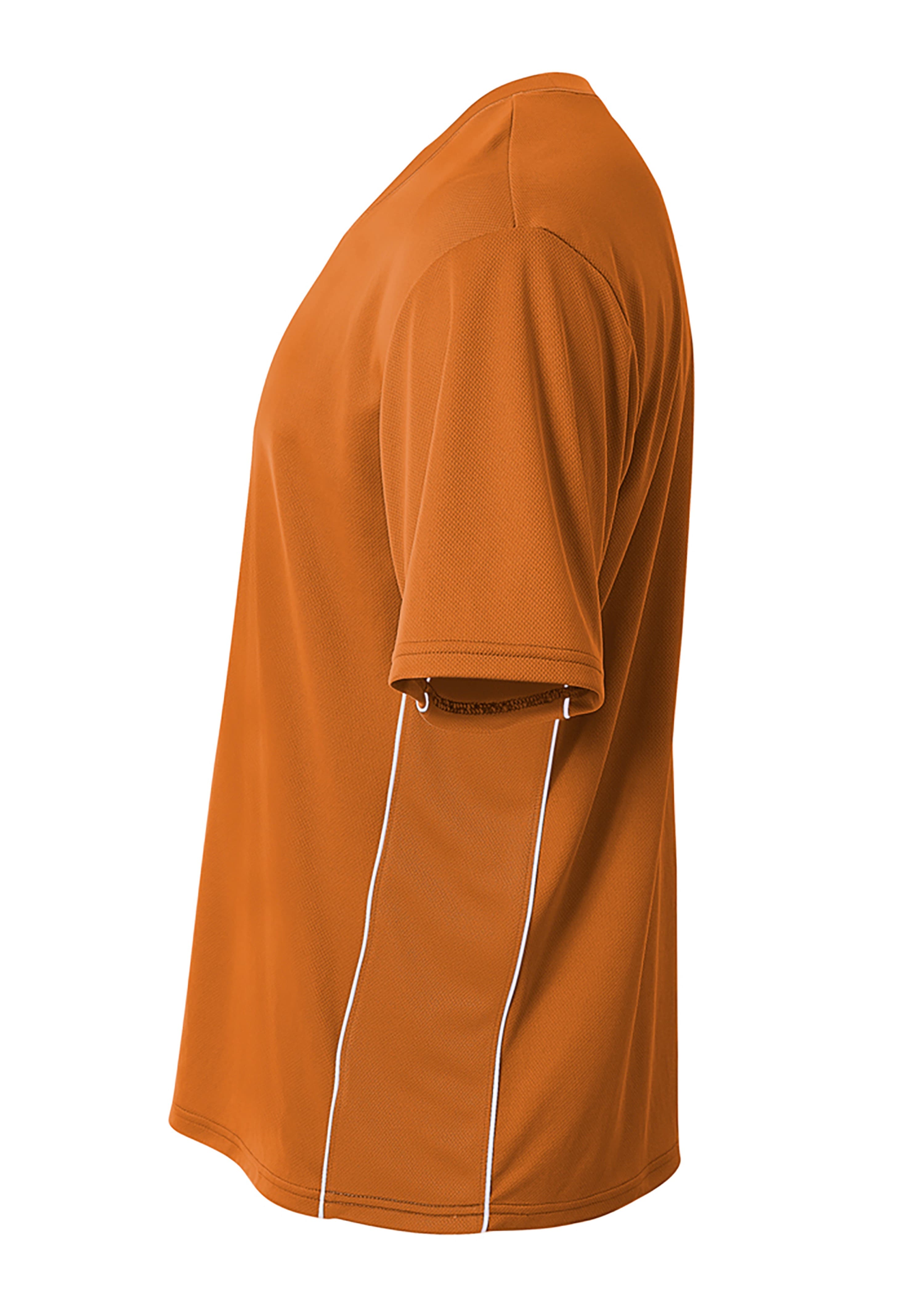 A4 Liga Soccer Jersey - ATHLETIC ORANGE - side
