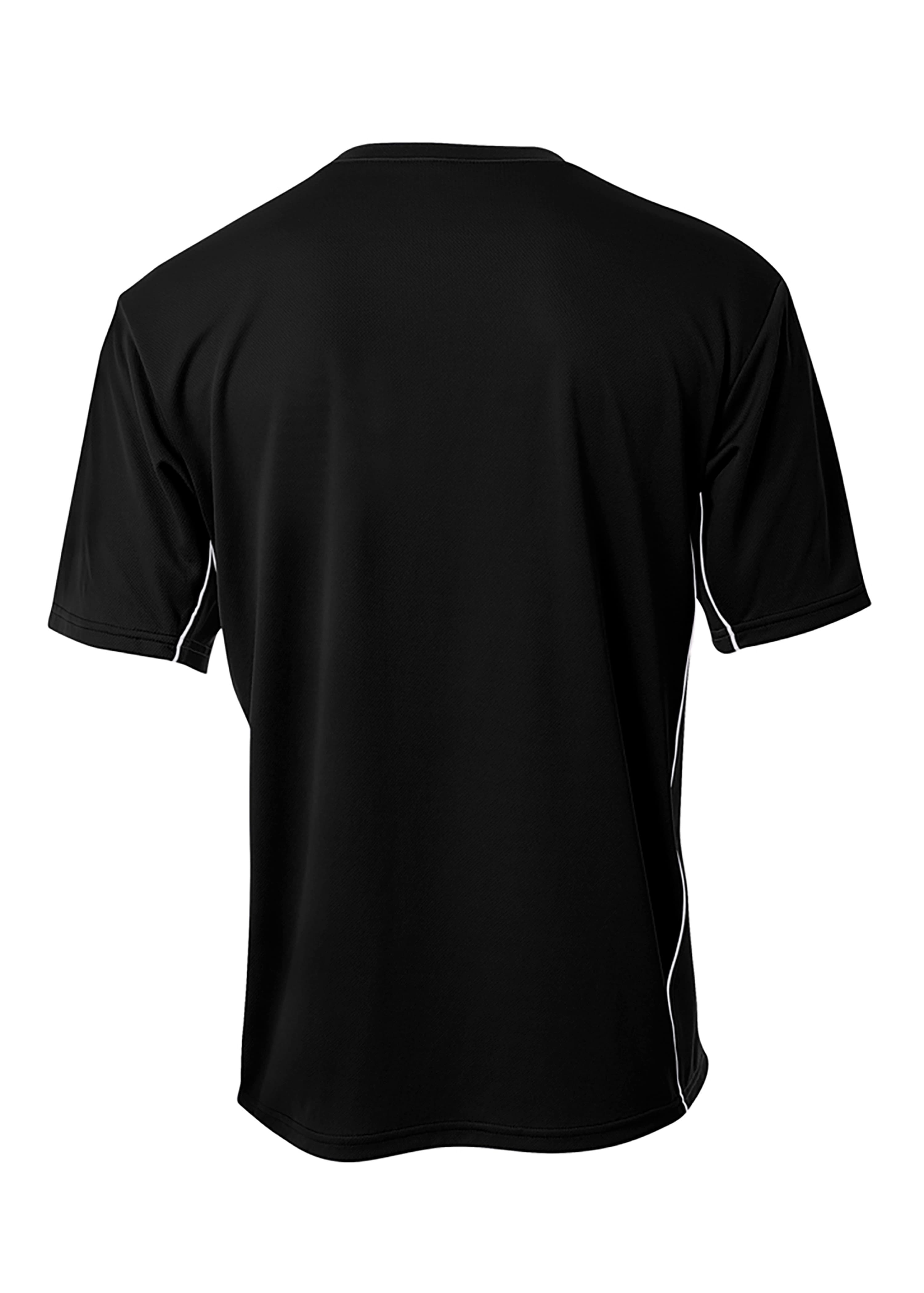 A4 Liga Soccer Jersey - BLACK - back