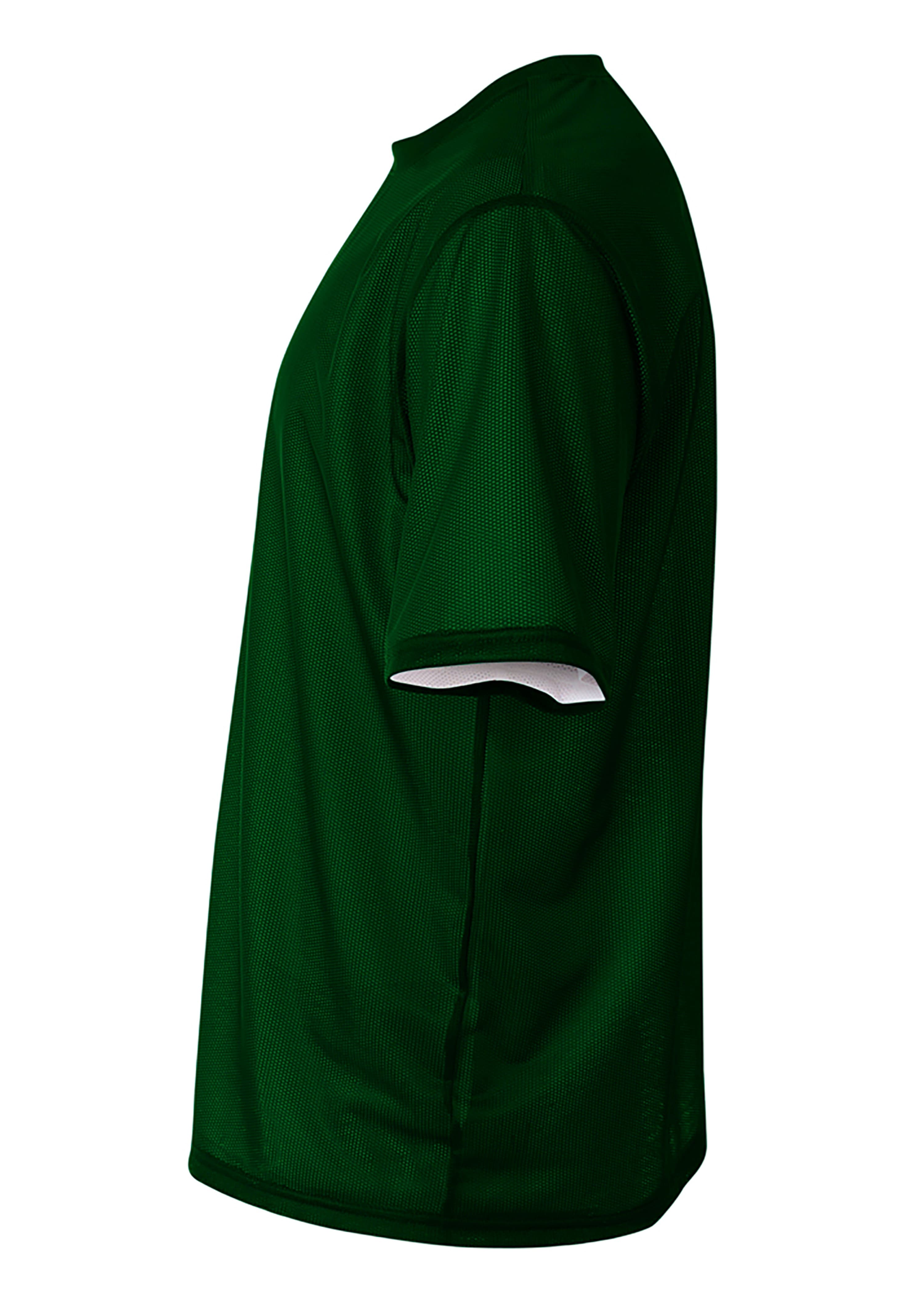 A4 Match Reversible Jersey - FOREST/WHITE - side