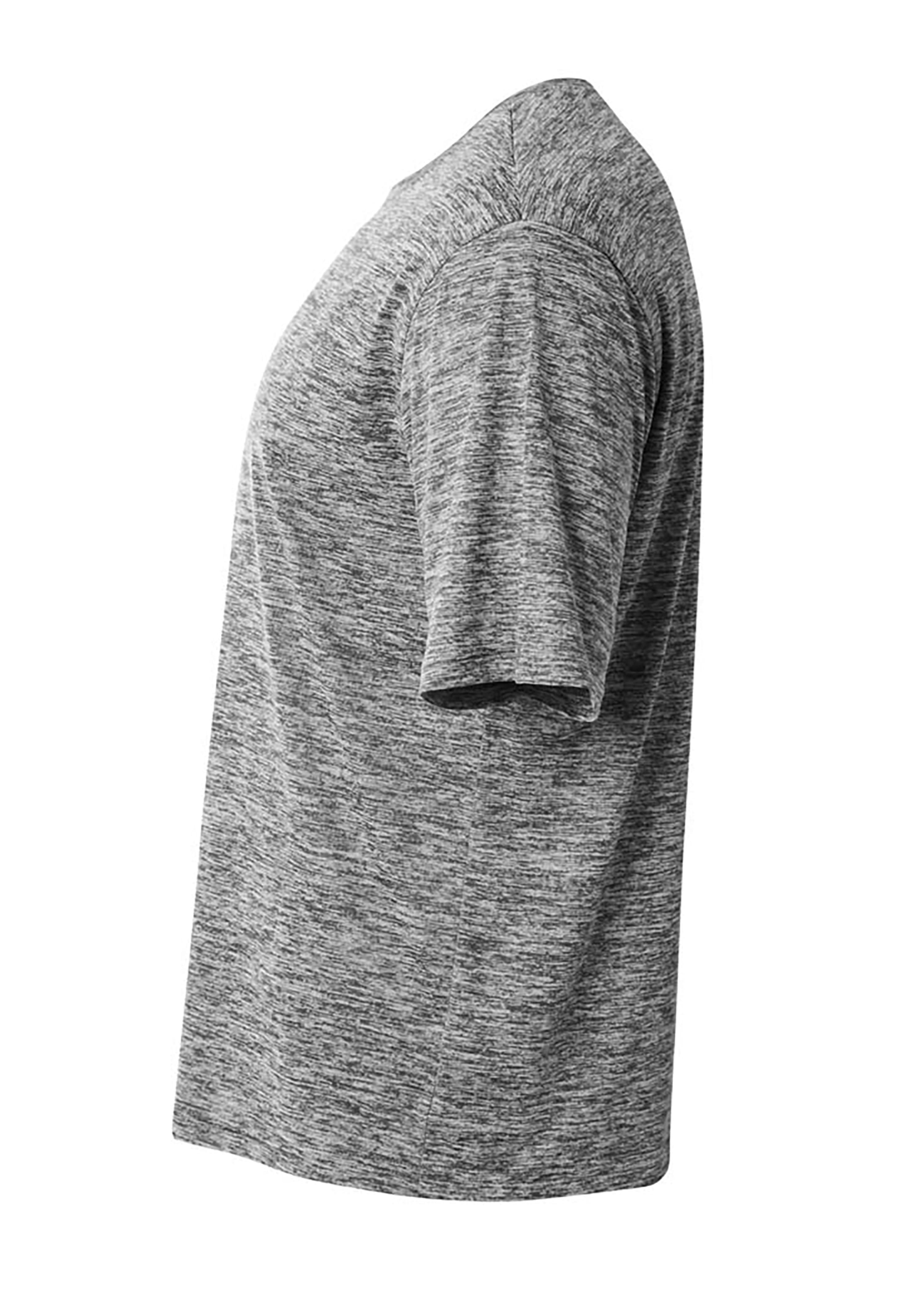 A4 Space Dye Tech Tee - BLACK - side
