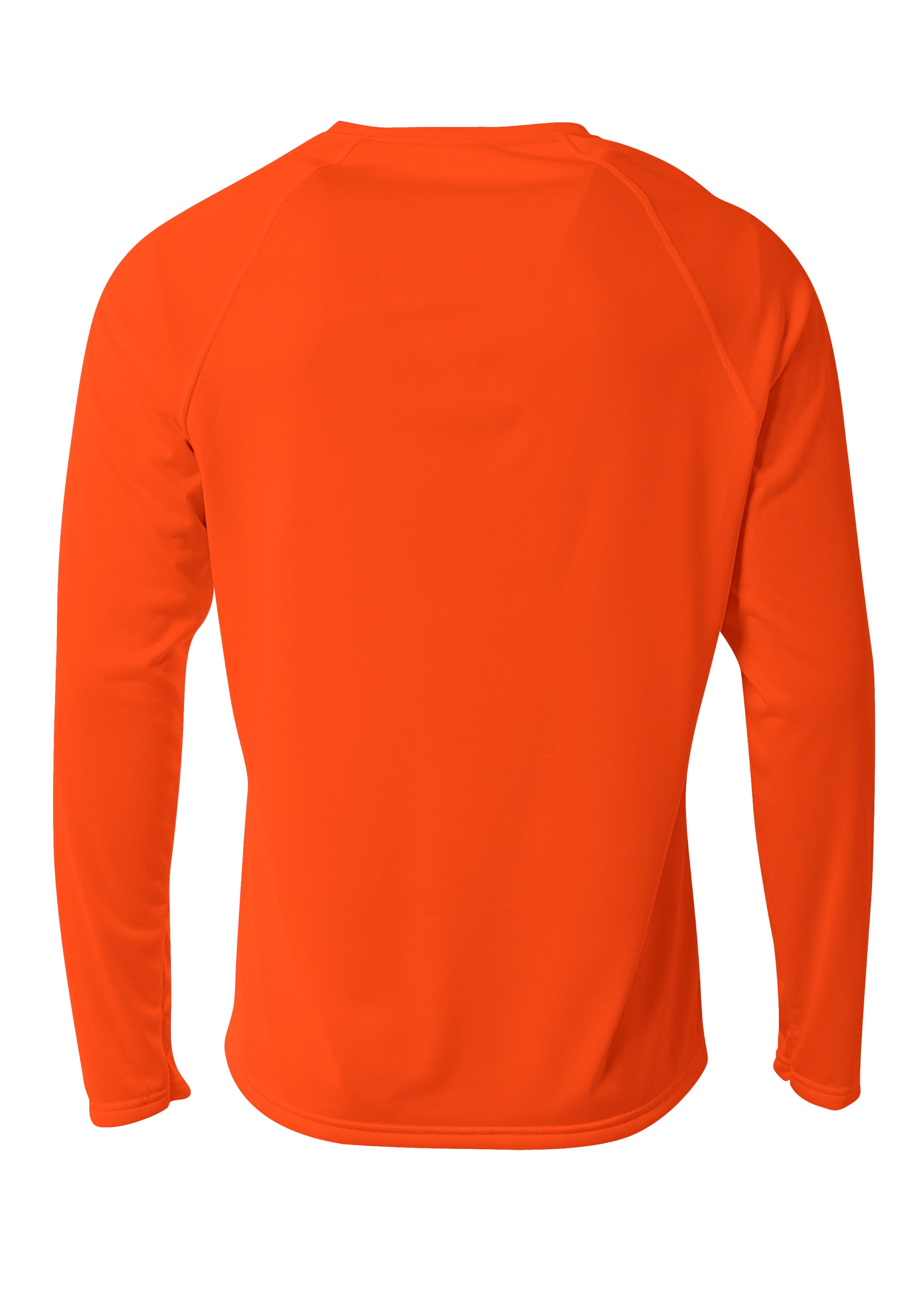 A4 SureColor Long Sleeve Cationic Tee - ATHLETIC ORANGE - back