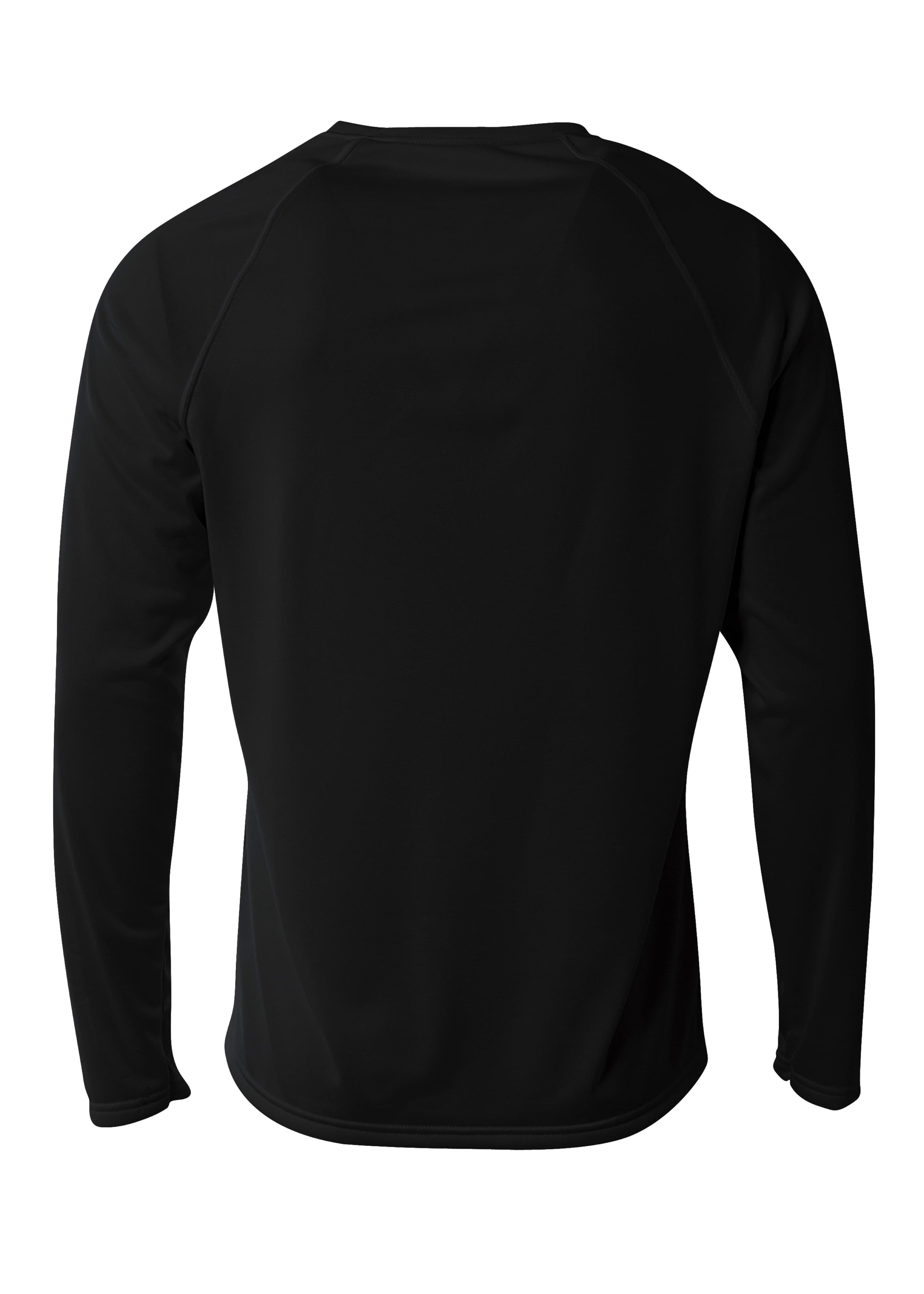 A4 SureColor Long Sleeve Cationic Tee - BLACK - back