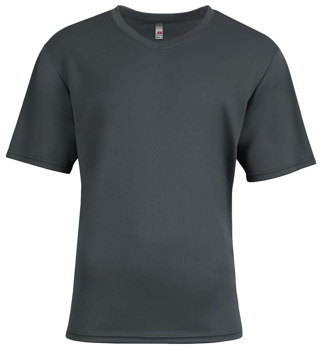 A4 Sprint Short Sleeve V-Neck - GRAPHITE - front