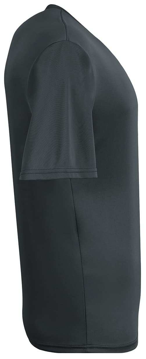 A4 Sprint Short Sleeve V-Neck - GRAPHITE - side